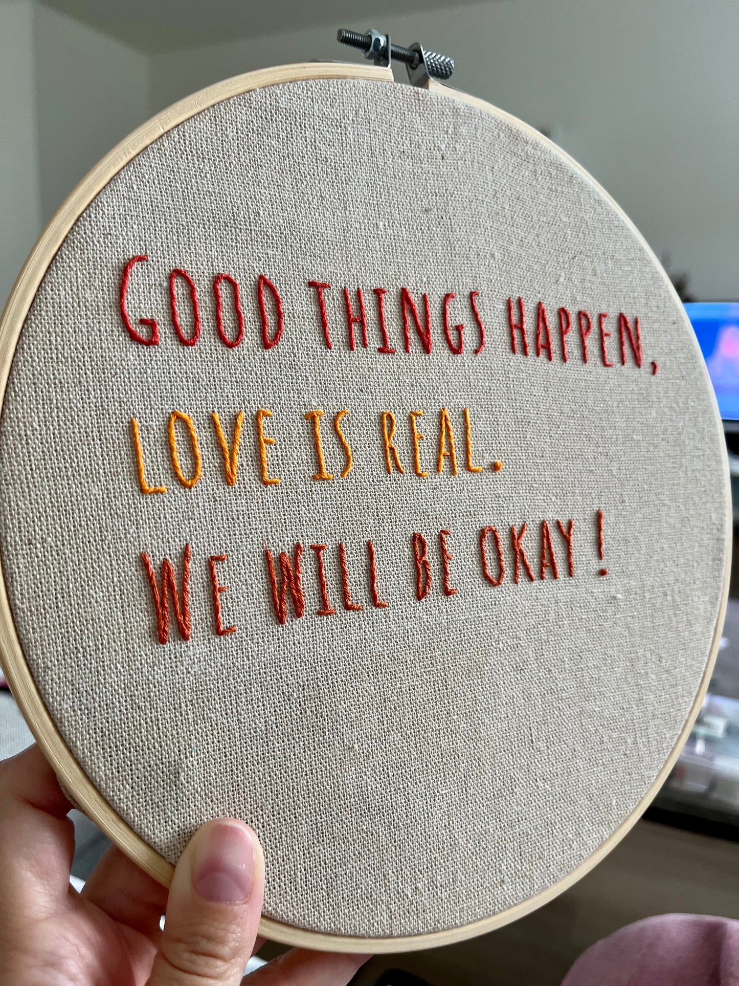 Good things happen, love is real. We will be okay!