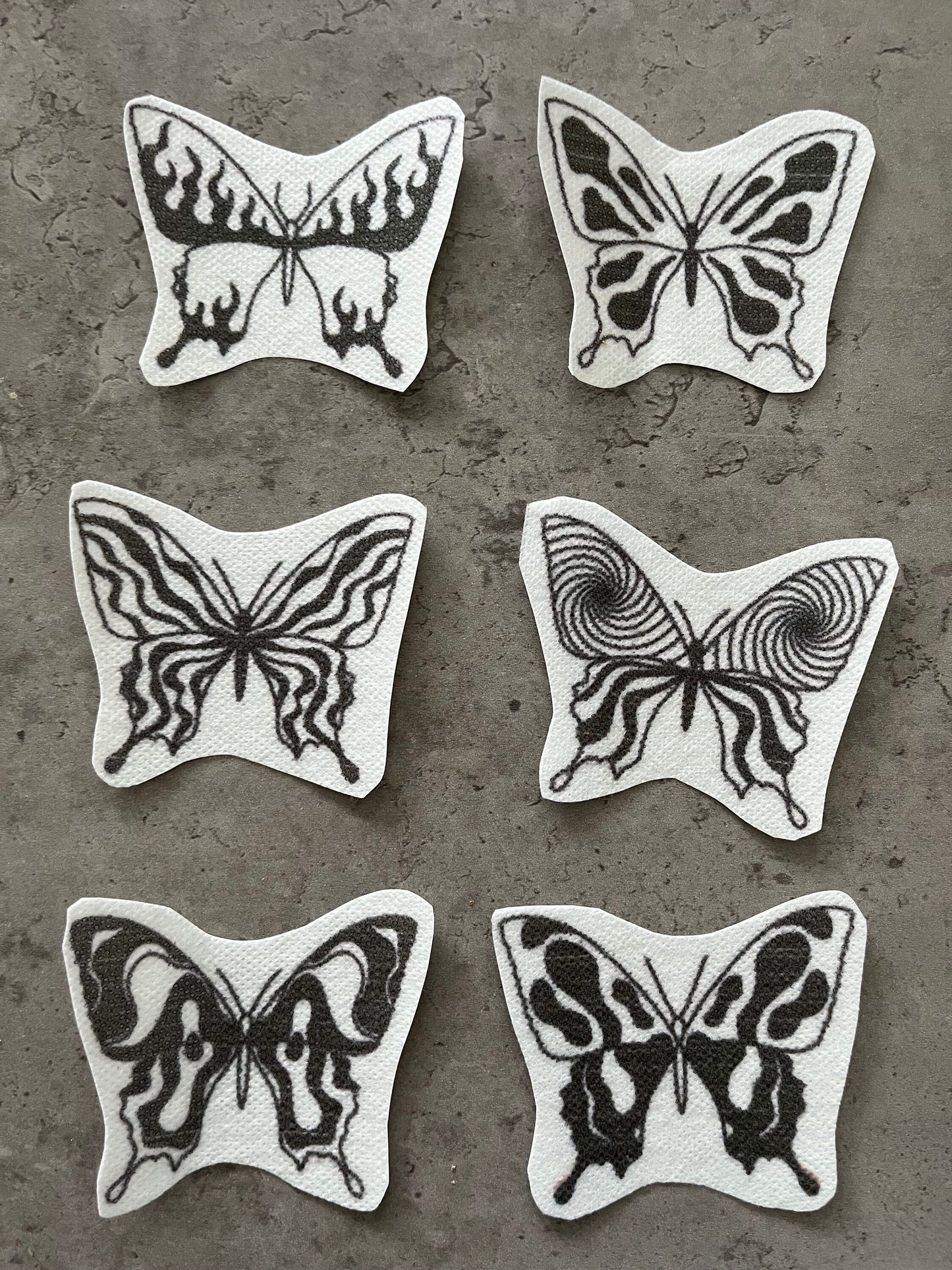 Butterfly Embroidery stickers | stick and stitch stickers | Embroidery pattern | Embroidery designs | Water soluble stickers