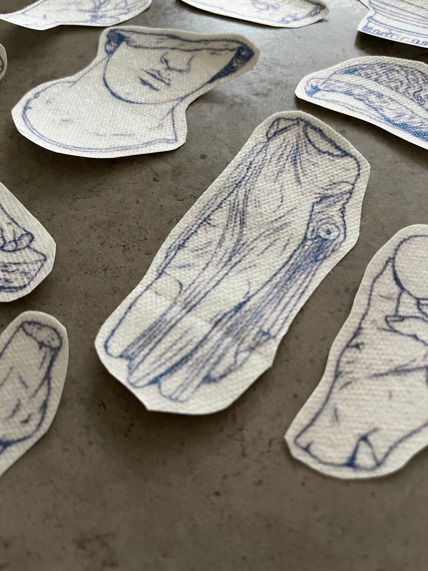 Statues Embroidery stickers | stick and stitch stickers | Embroidery pattern | Embroidery designs | Water soluble stickers