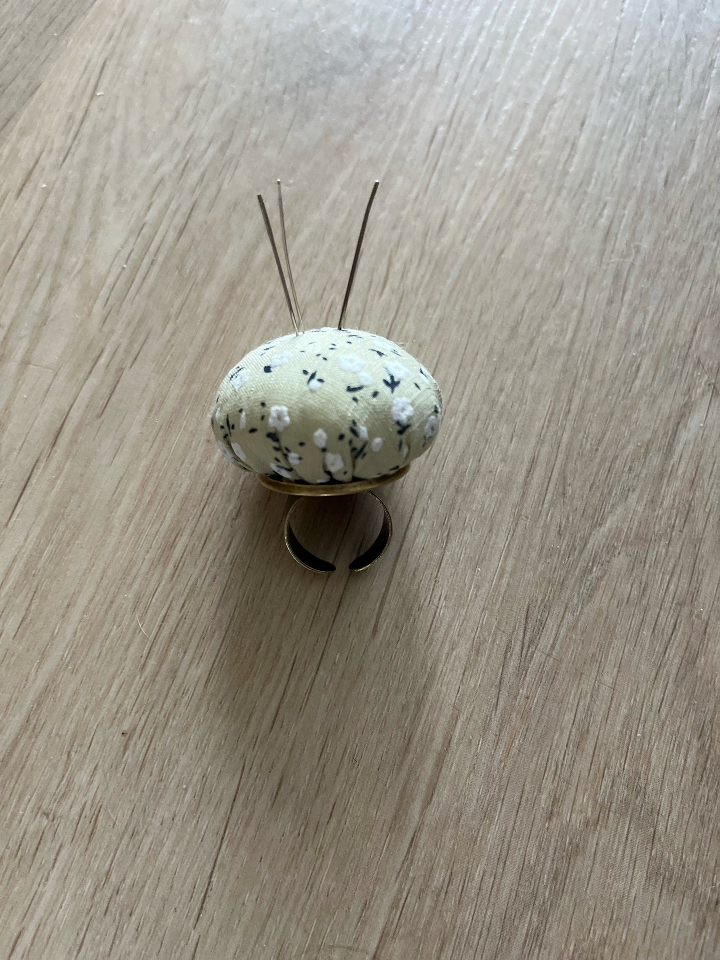 Pin cushion ring | Pun minder | Embroidery pin cushion | Sewing tools