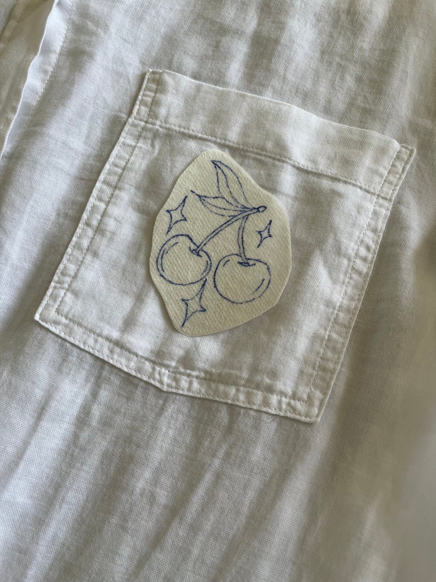 Trendy stick and stitch stickers | water soluble stickers | Hand embroidery stickers | Embroidery stickers