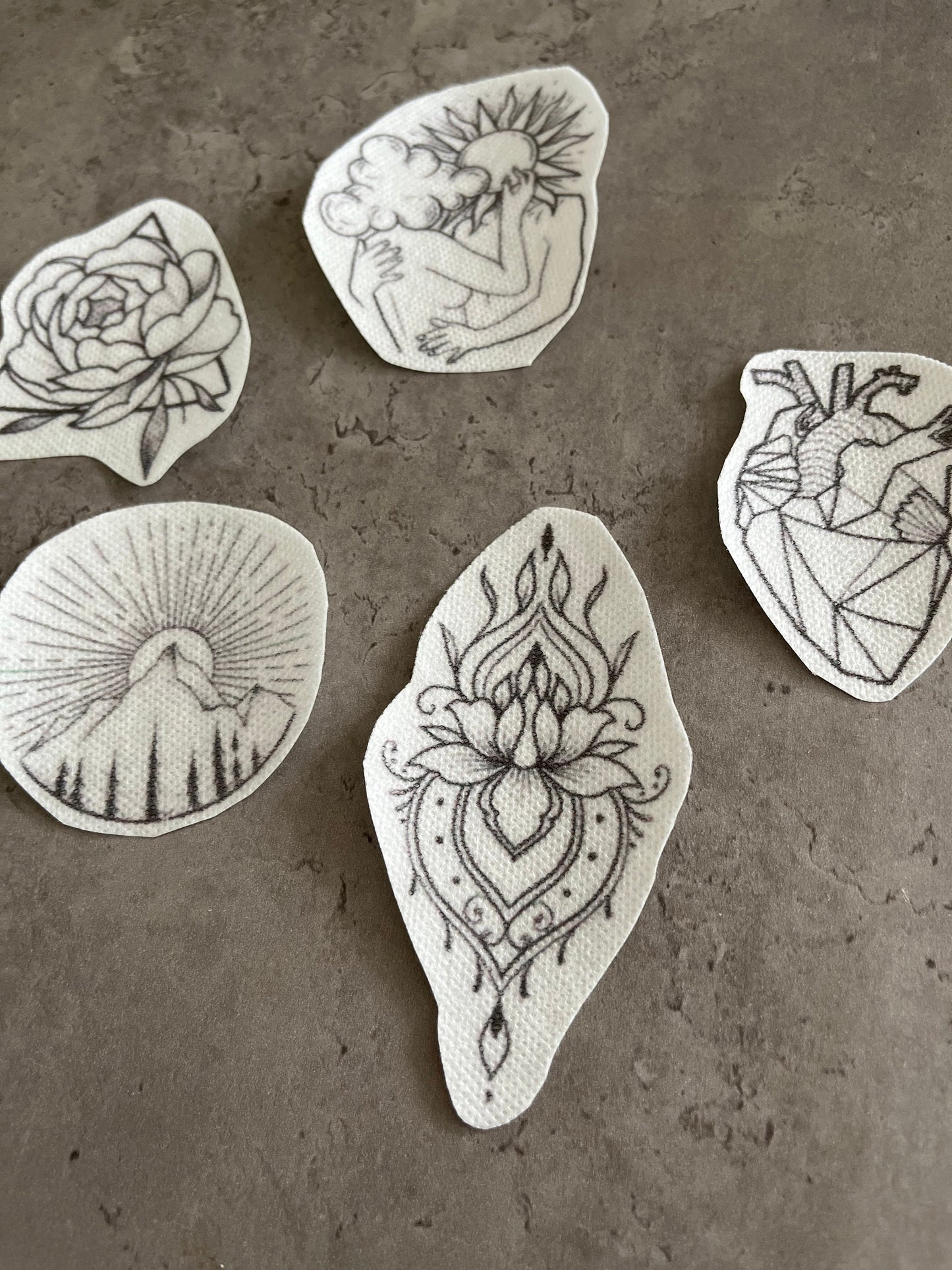 Embroidery stickers |Embroidery stickers| Stick and stitch embroidery | Water-soluble stickers