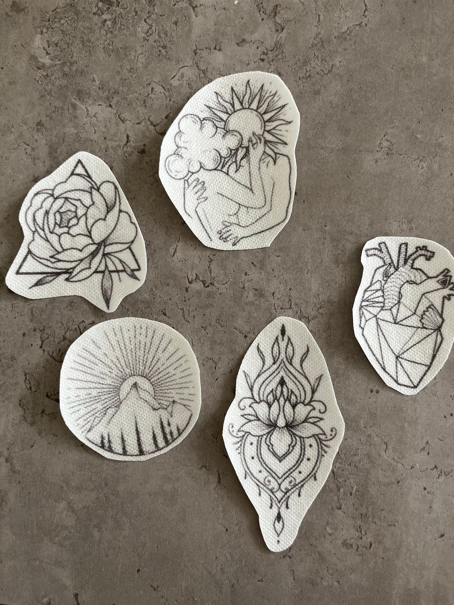 Embroidery stickers |Embroidery stickers| Stick and stitch embroidery | Water-soluble stickers