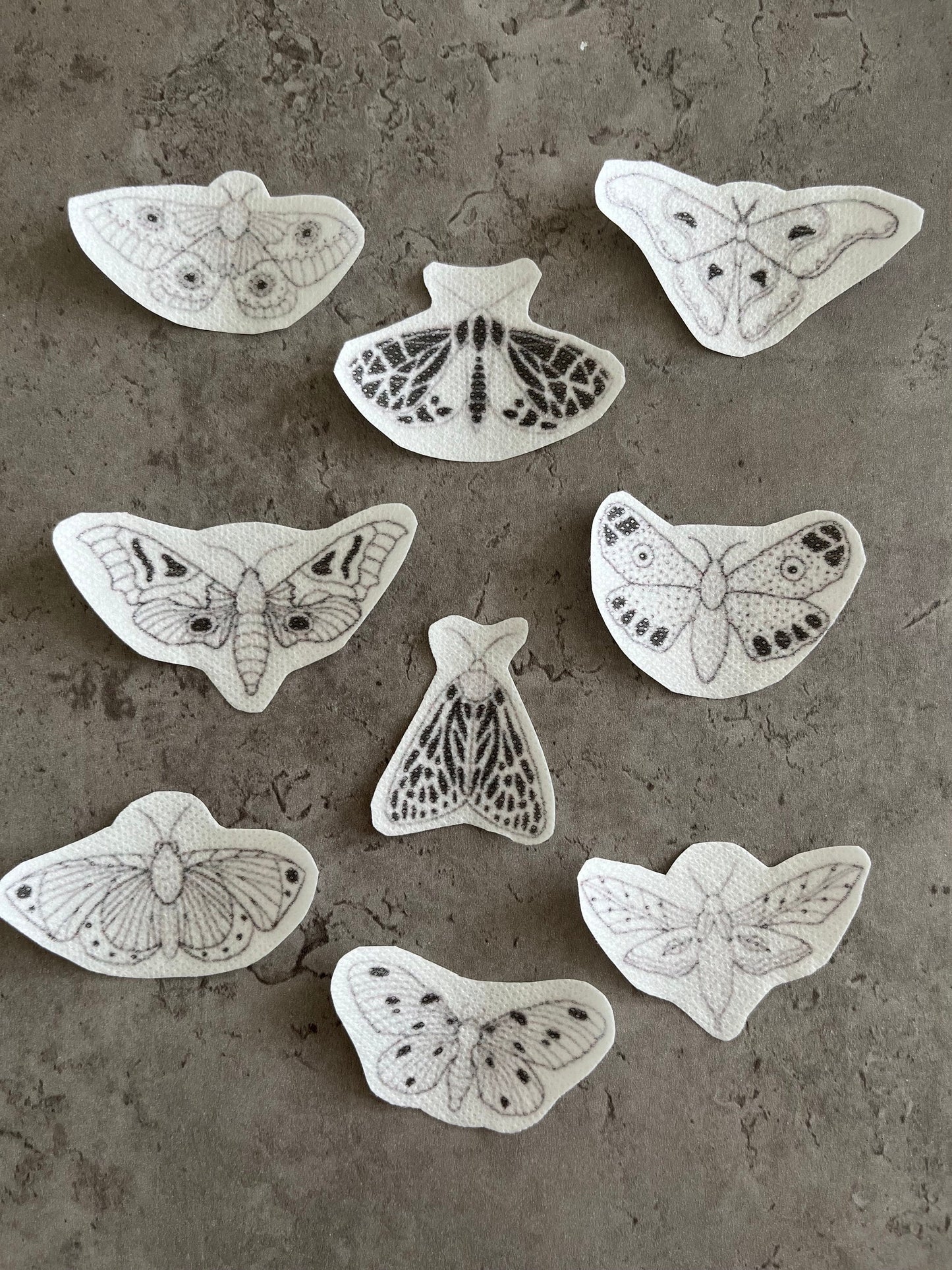 Embroidery stickers | stick and stitch stickers | Embroidery pattern | Embroidery designs | Water soluble stickers | Printed designs