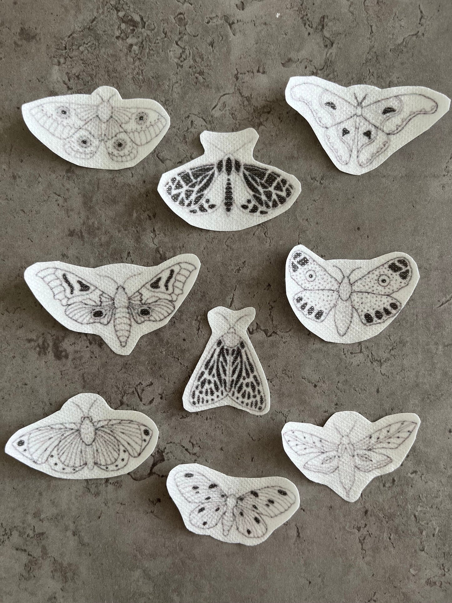 Embroidery stickers | stick and stitch stickers | Embroidery pattern | Embroidery designs | Water soluble stickers | Printed designs