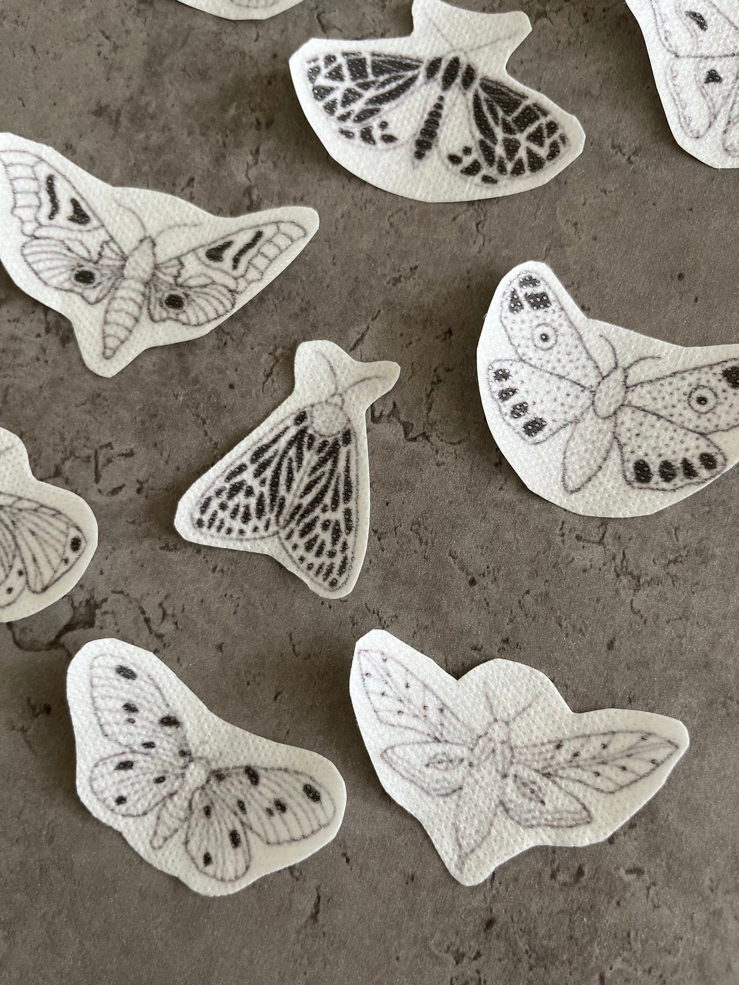 Embroidery stickers | stick and stitch stickers | Embroidery pattern | Embroidery designs | Water soluble stickers | Printed designs