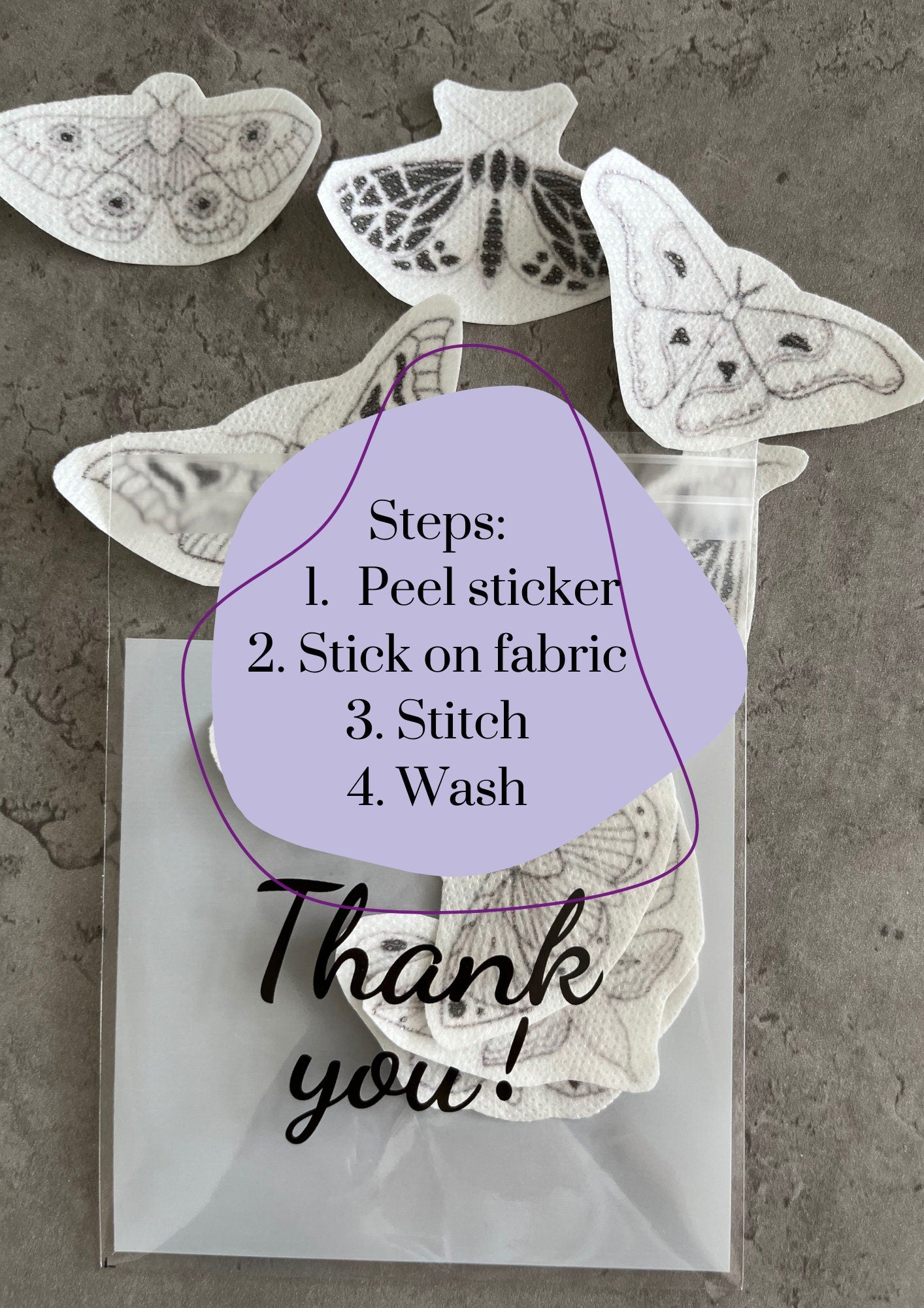Embroidery stickers | stick and stitch stickers | Embroidery pattern | Embroidery designs | Water soluble stickers | Printed designs