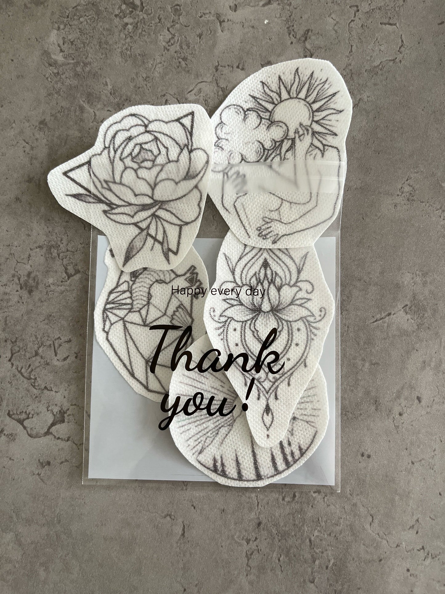 Embroidery stickers |Embroidery stickers| Stick and stitch embroidery | Water-soluble stickers