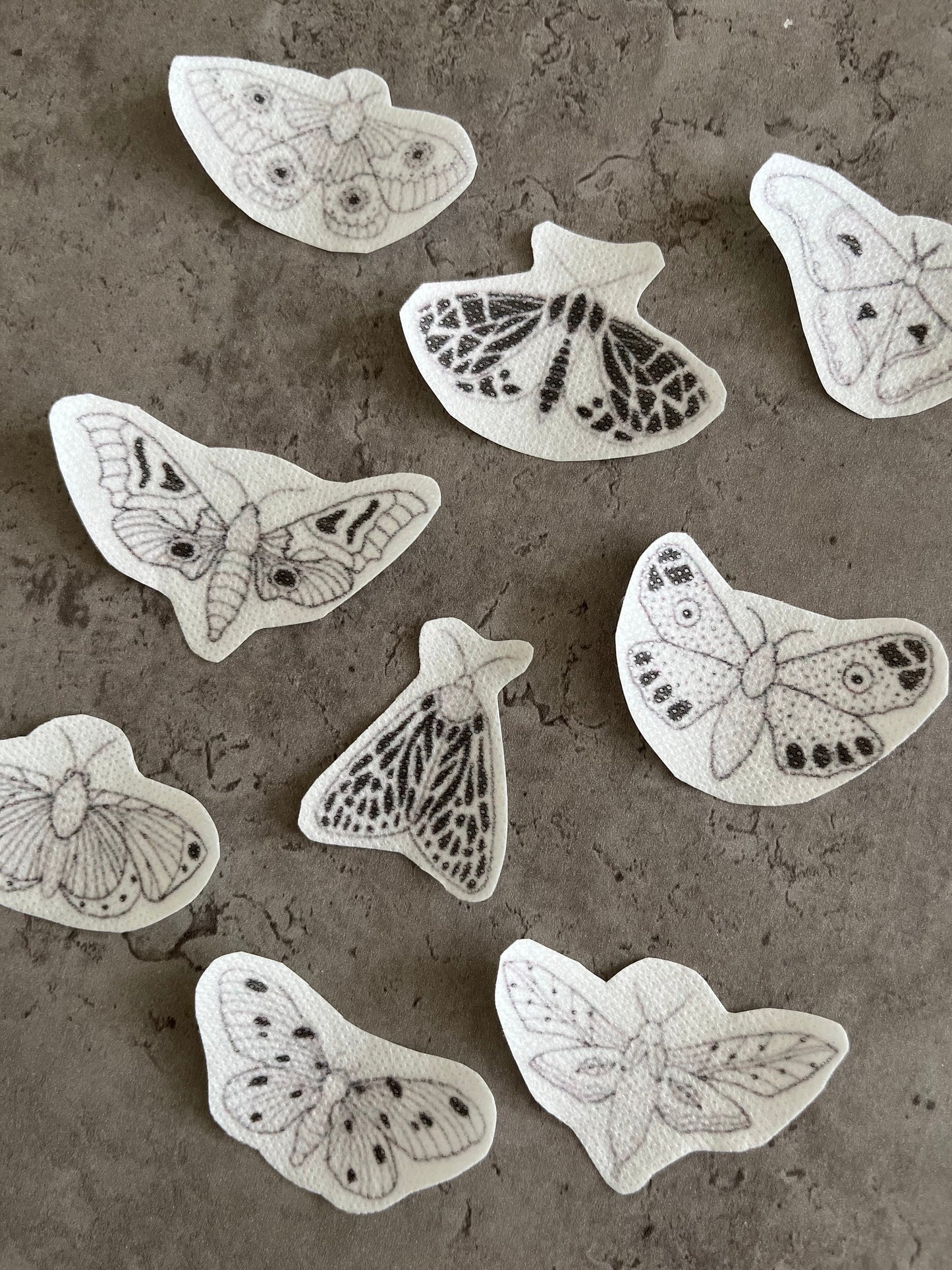 Embroidery stickers | stick and stitch stickers | Embroidery pattern | Embroidery designs | Water soluble stickers | Printed designs