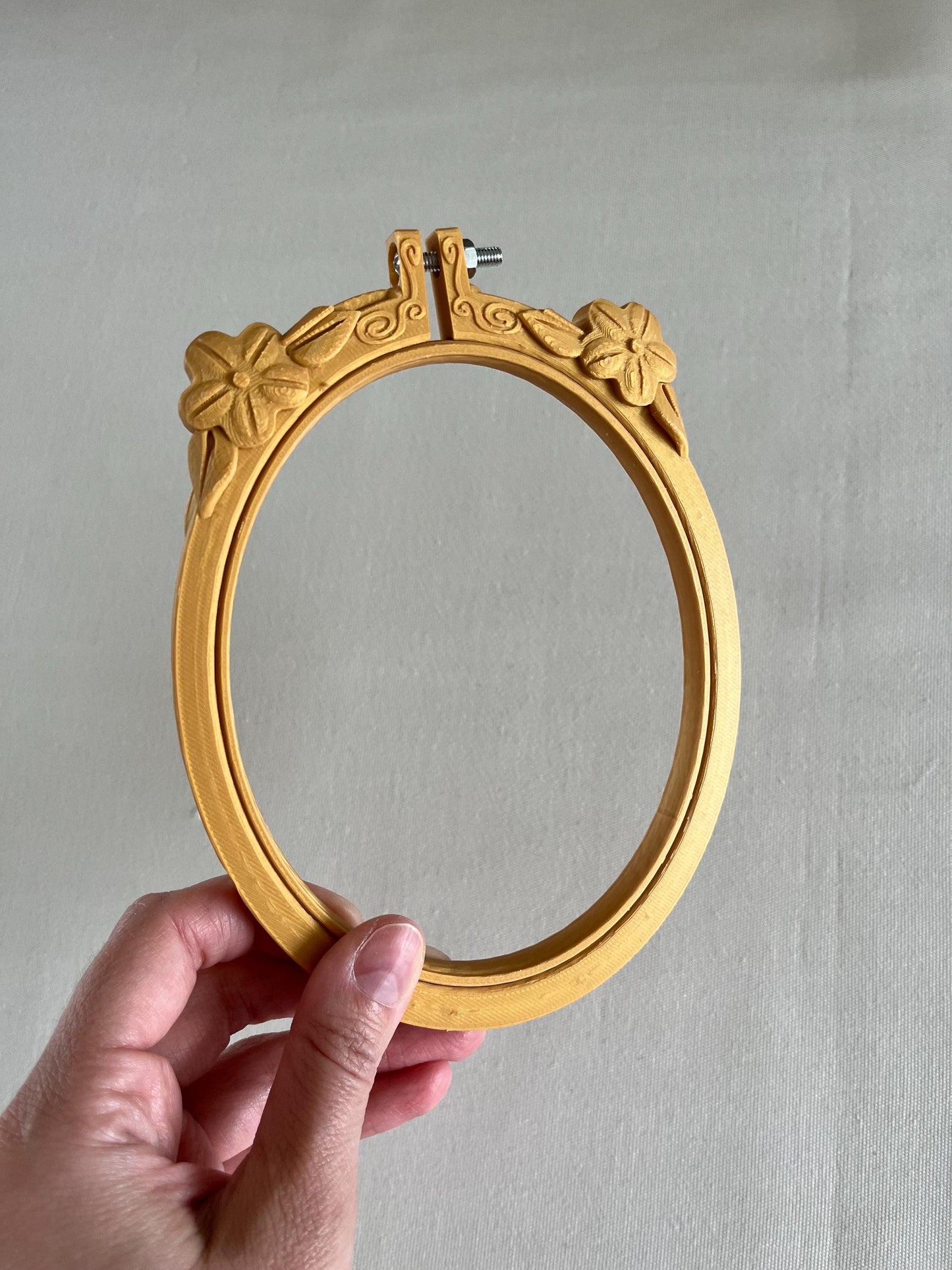 Flower Embroidery Hoop| Embroidery Frame| 3D printed embroidery hoop| Cross stitch hoop | Embroidery hoop