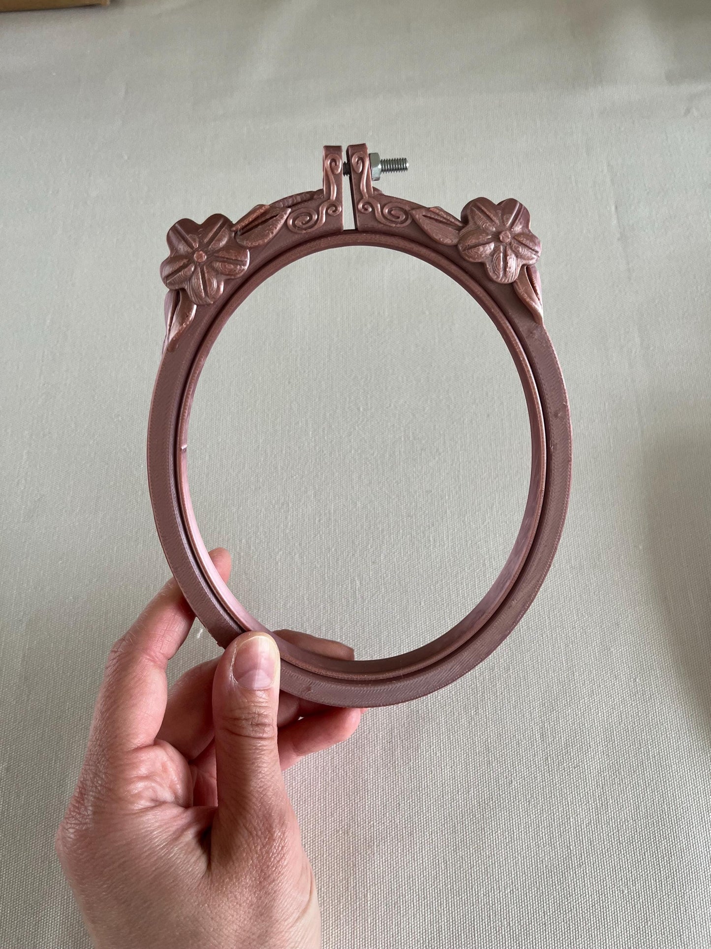 Flower Embroidery Hoop| Embroidery Frame| 3D printed embroidery hoop| Cross stitch hoop | Embroidery hoop