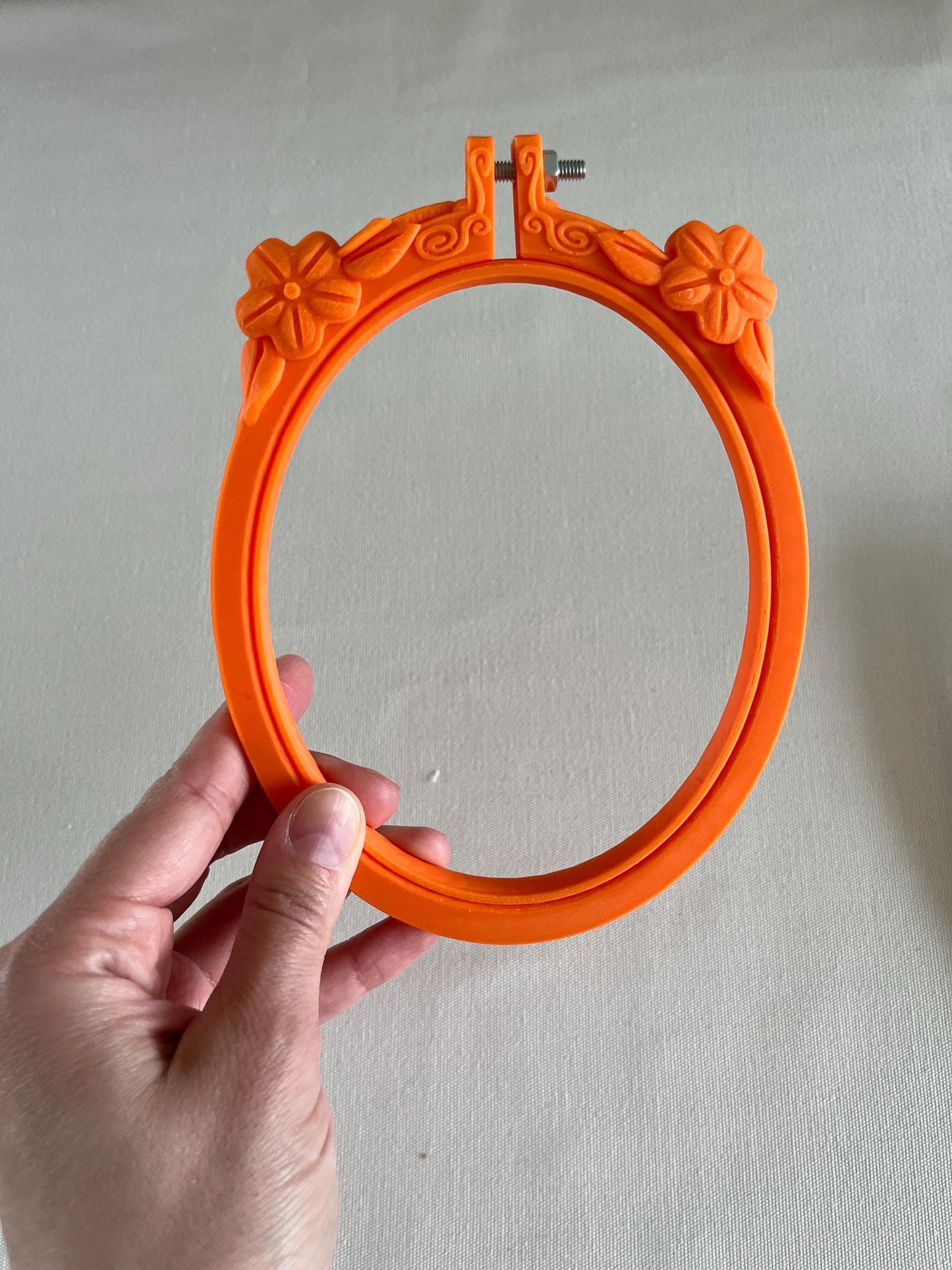 Flower Embroidery Hoop| Embroidery Frame| 3D printed embroidery hoop| Cross stitch hoop | Embroidery hoop