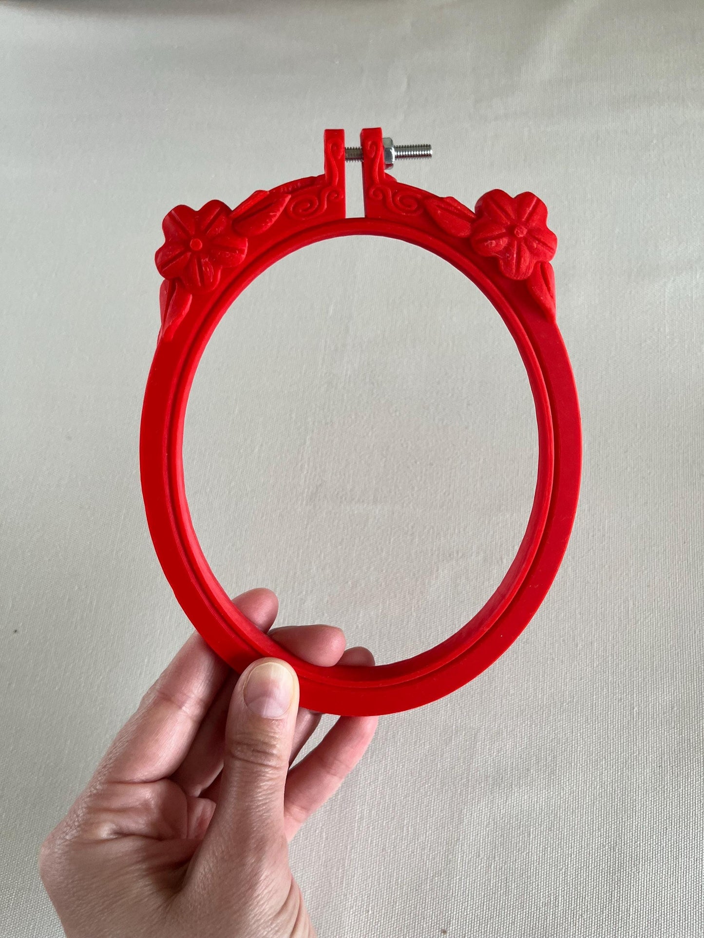 Flower Embroidery Hoop| Embroidery Frame| 3D printed embroidery hoop| Cross stitch hoop | Embroidery hoop