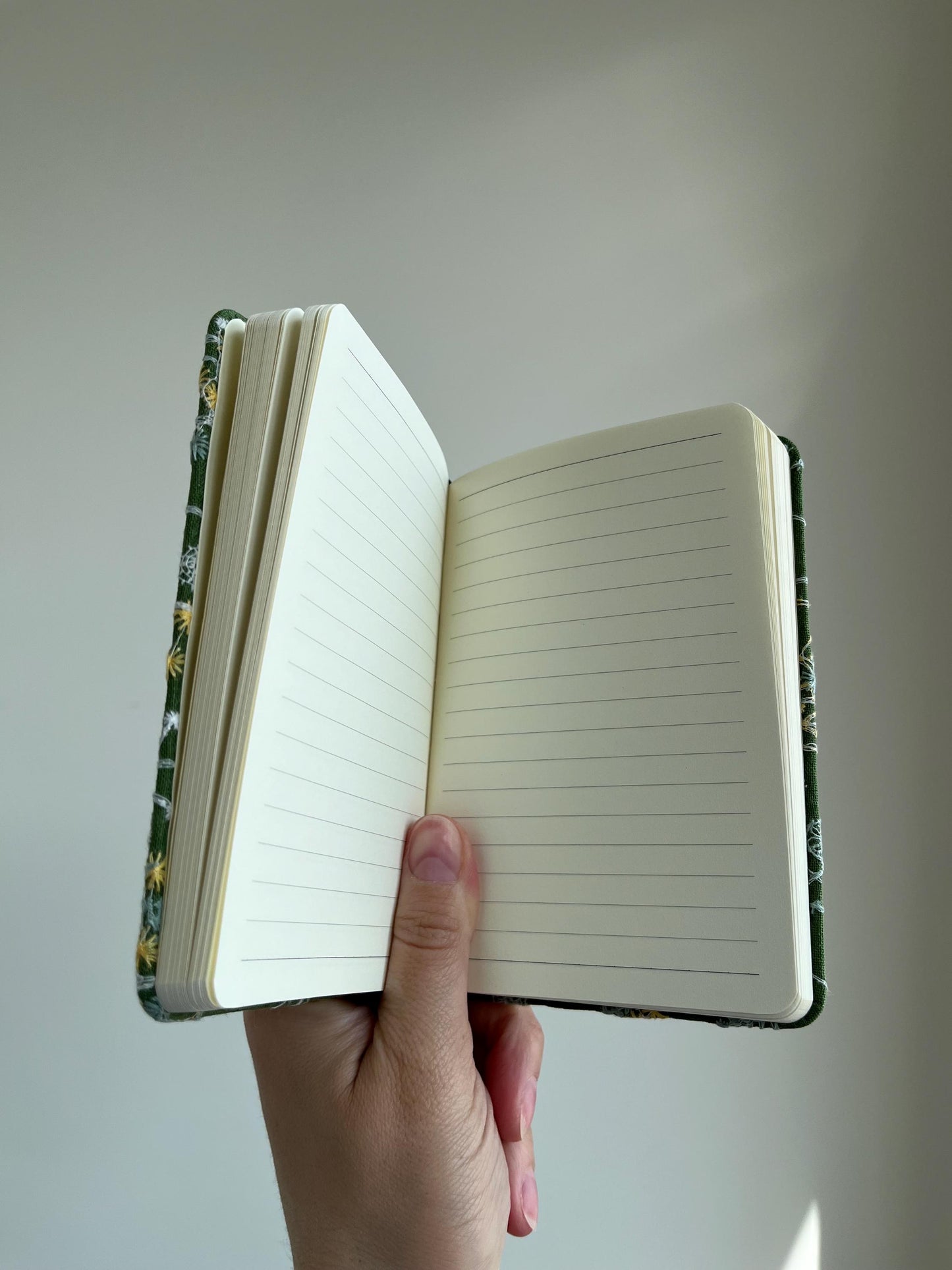 A6 Notepad| Notebook with embroidered cover | Notebook