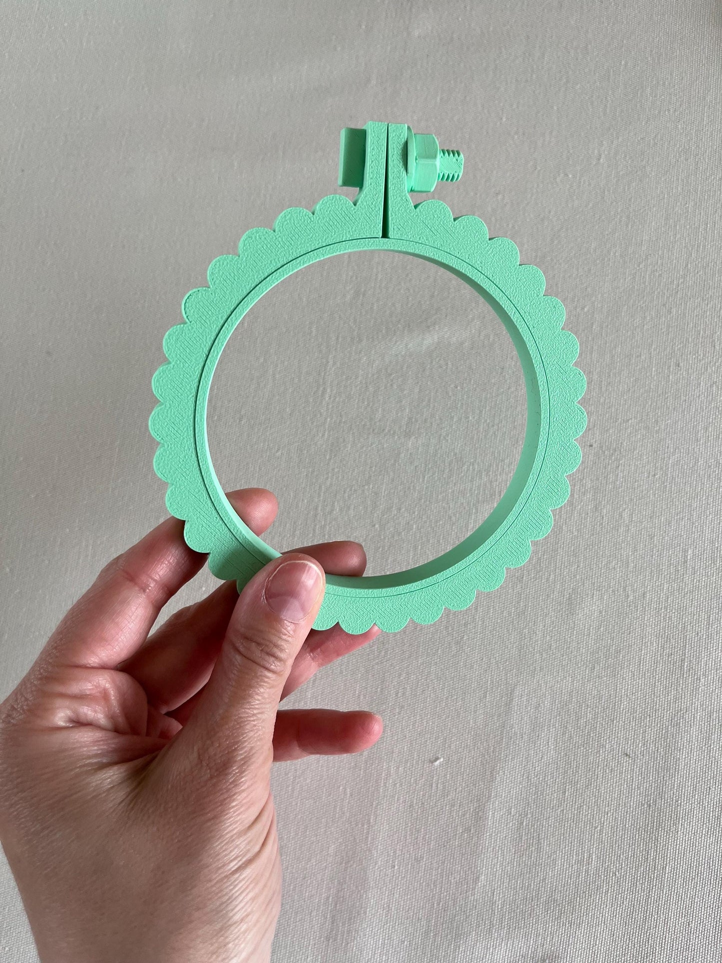 Flower Embroidery Hoop| Embroidery Frame| 3D printed embroidery hoop| Cross stitch hoop | Embroidery hoop