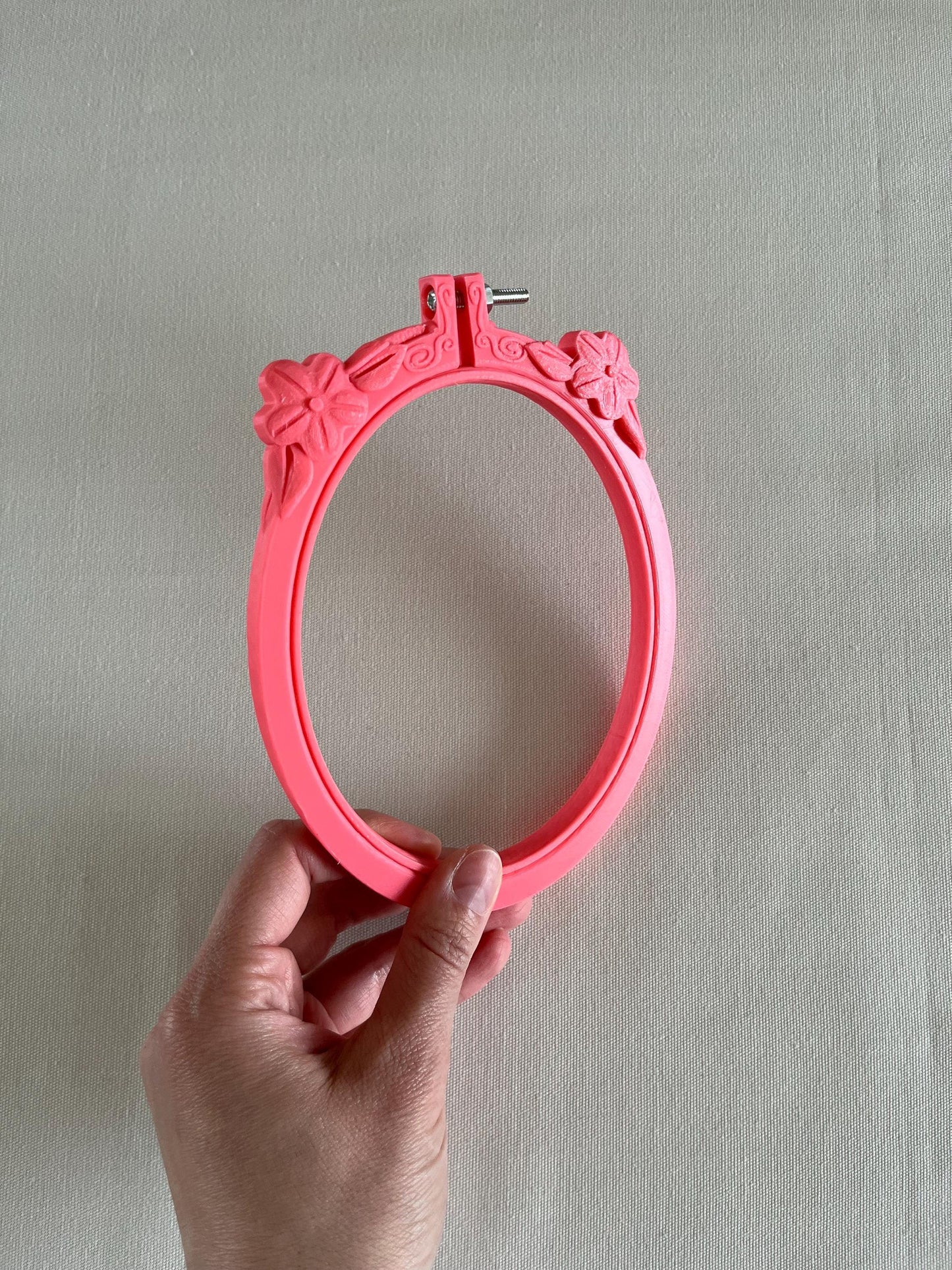 Flower Embroidery Hoop| Embroidery Frame| 3D printed embroidery hoop| Cross stitch hoop | Embroidery hoop