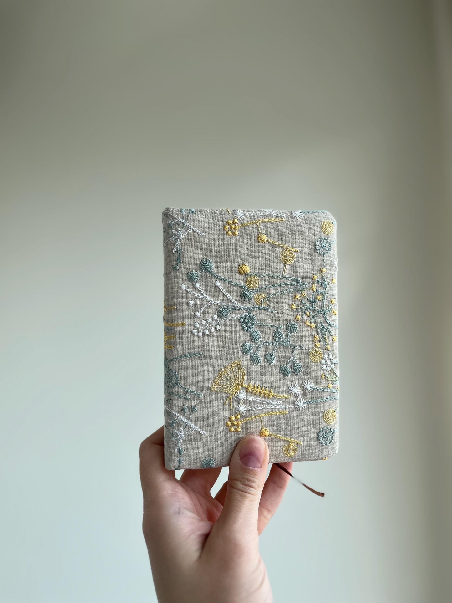 A6 Notepad| Notebook with embroidered cover | Notebook