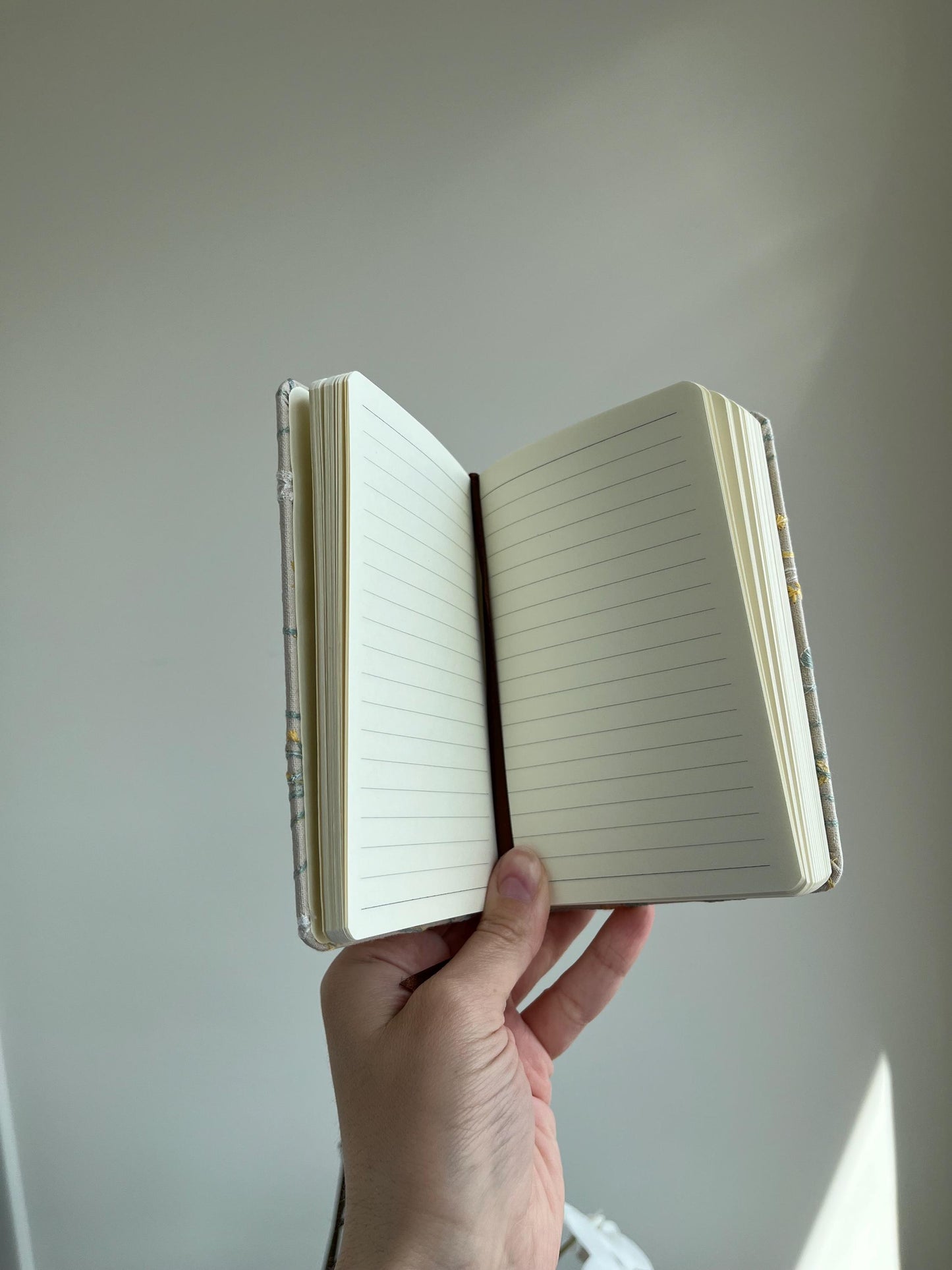 A6 Notepad| Notebook with embroidered cover | Notebook