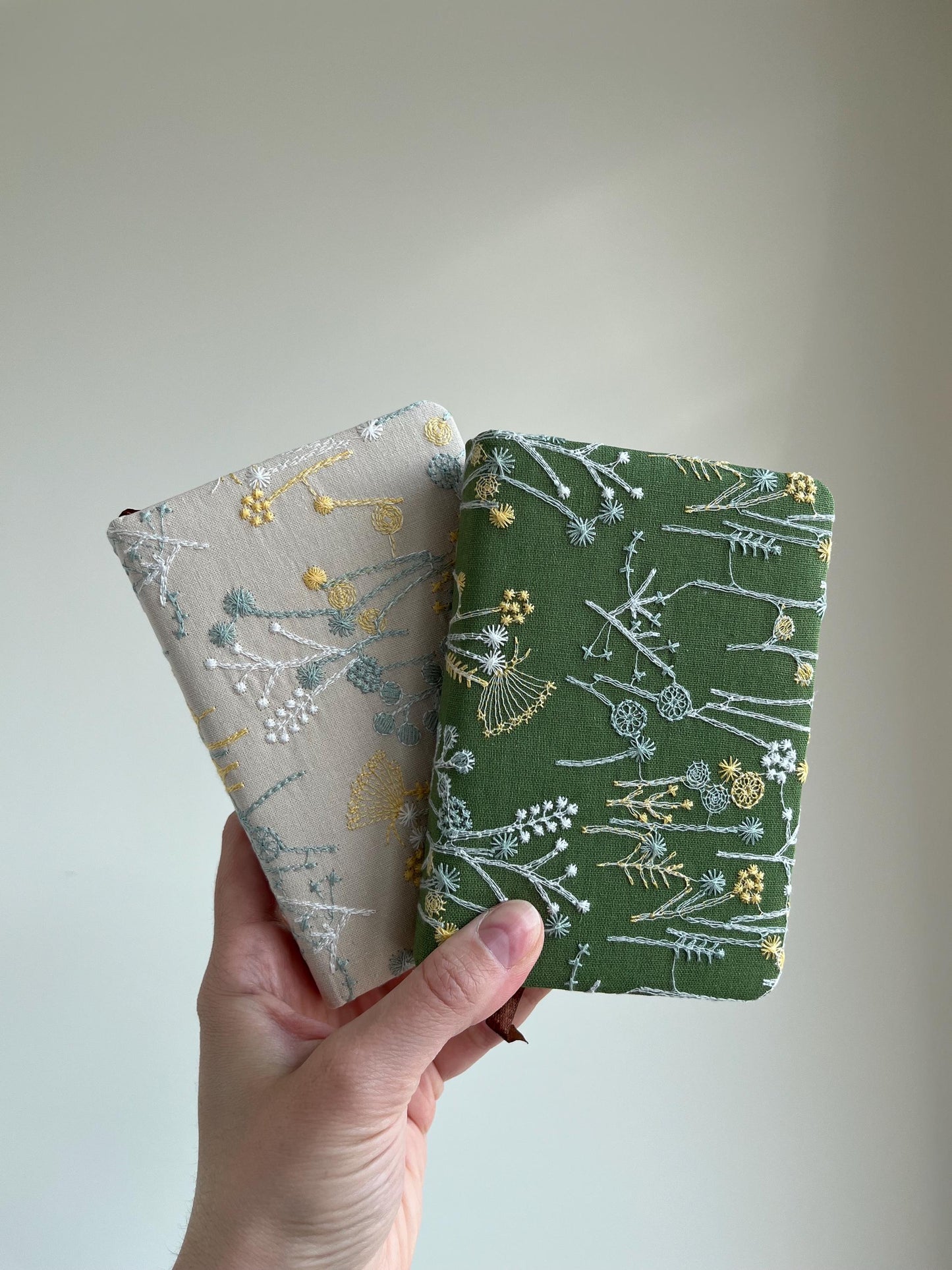 A6 Notepad| Notebook with embroidered cover | Notebook