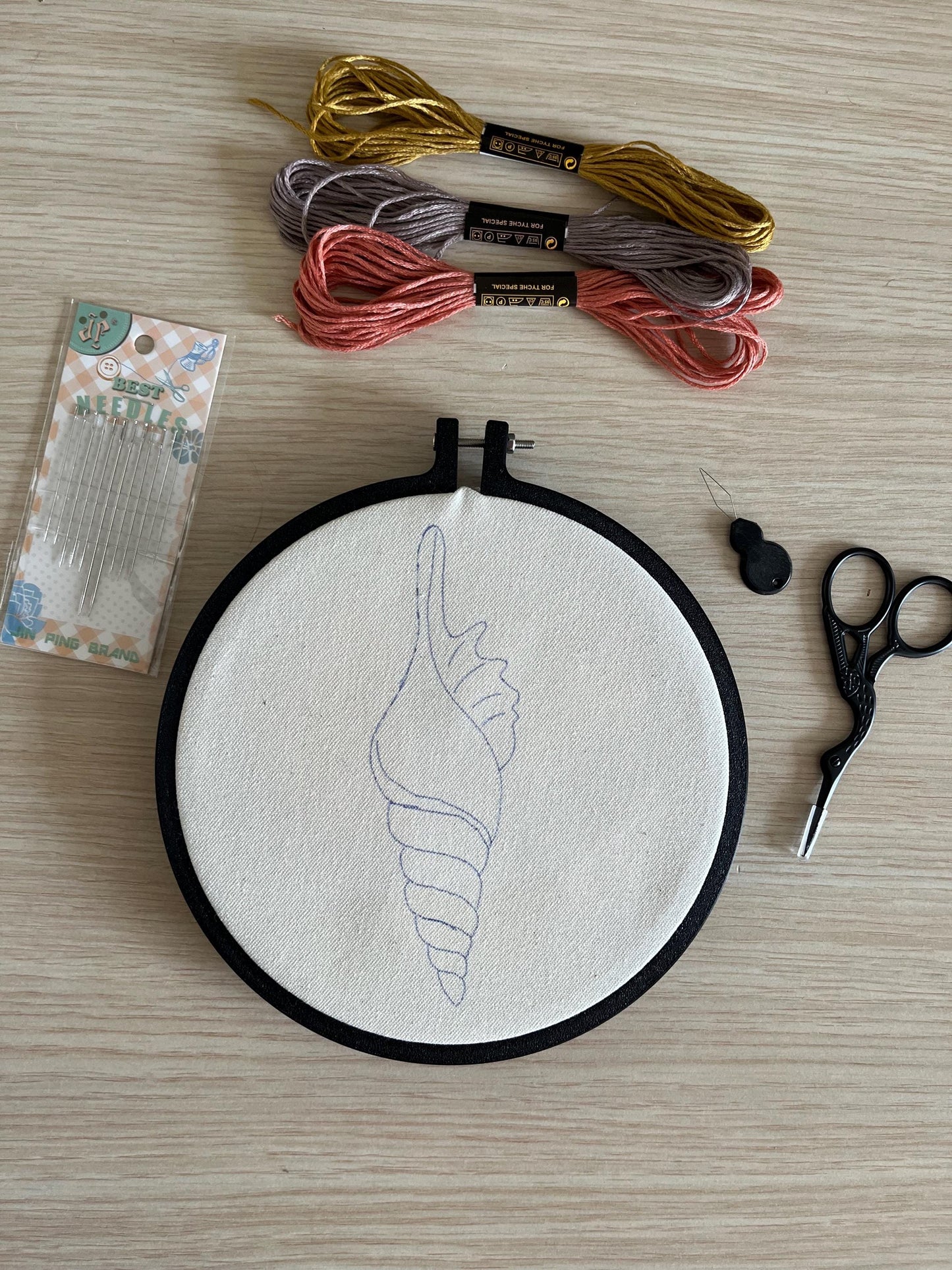 Embroidery Kit| Hand embroidery Kit| DIY craft kit| Beginner embroidery kit