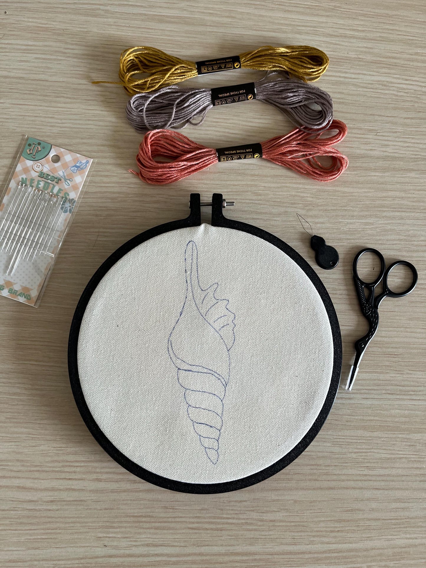 Embroidery Kit| Hand embroidery Kit| DIY craft kit| Beginner embroidery kit