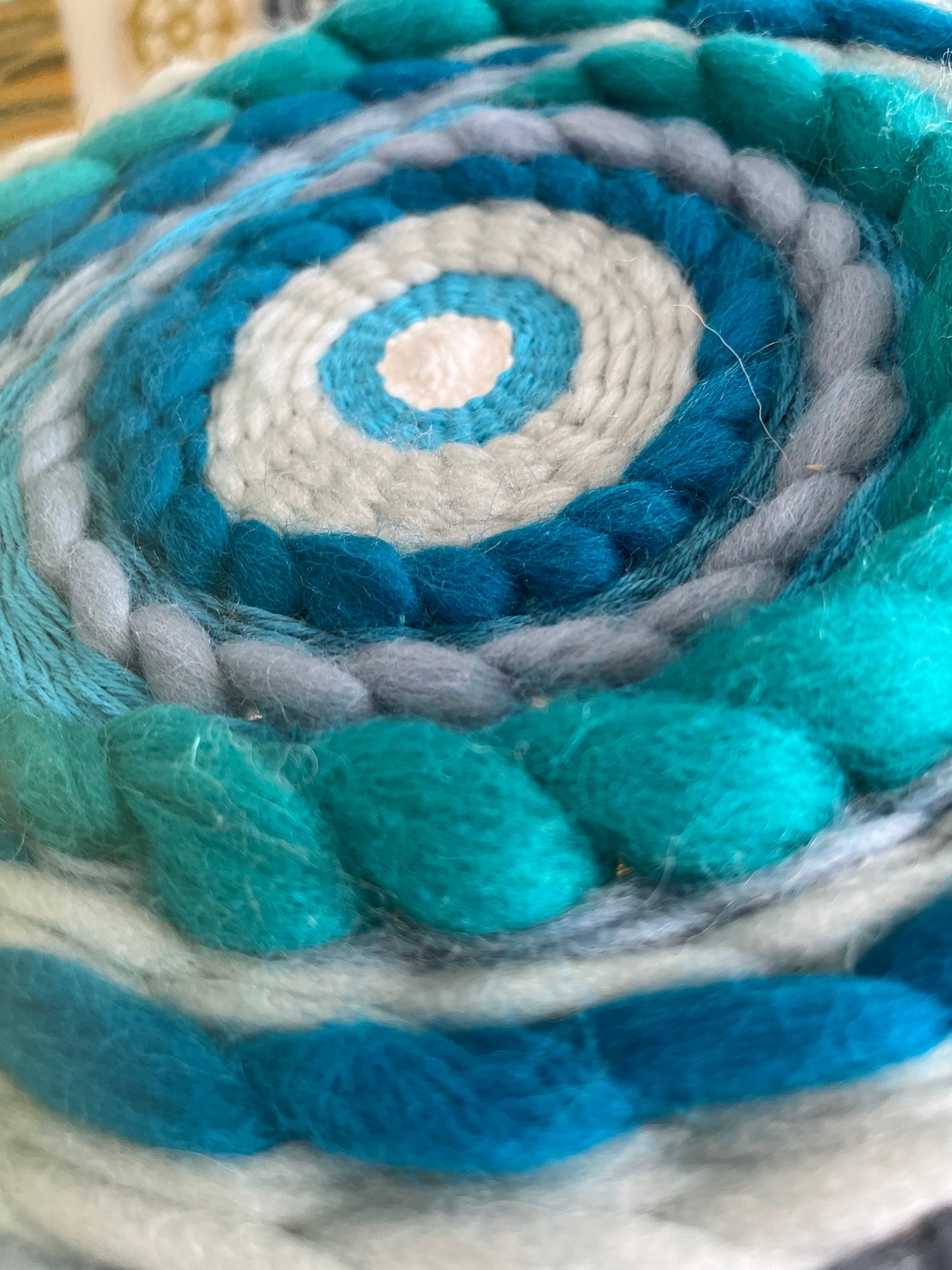 Picton blue circular weaving