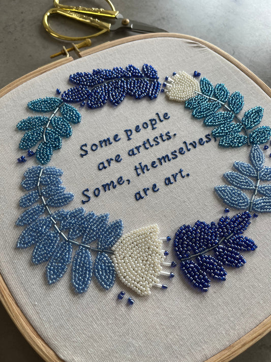 “Some people are artists. Some, themselves are art” 💙