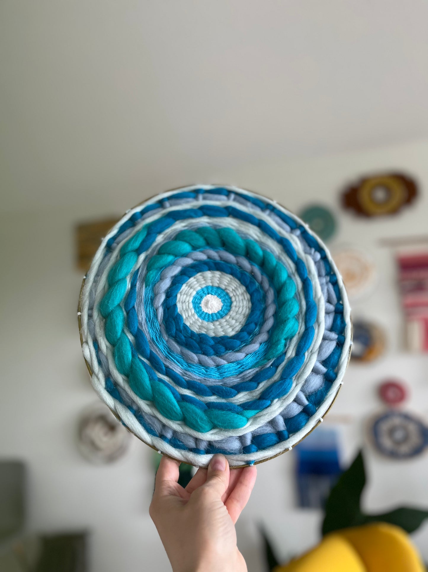 Picton blue circular weaving