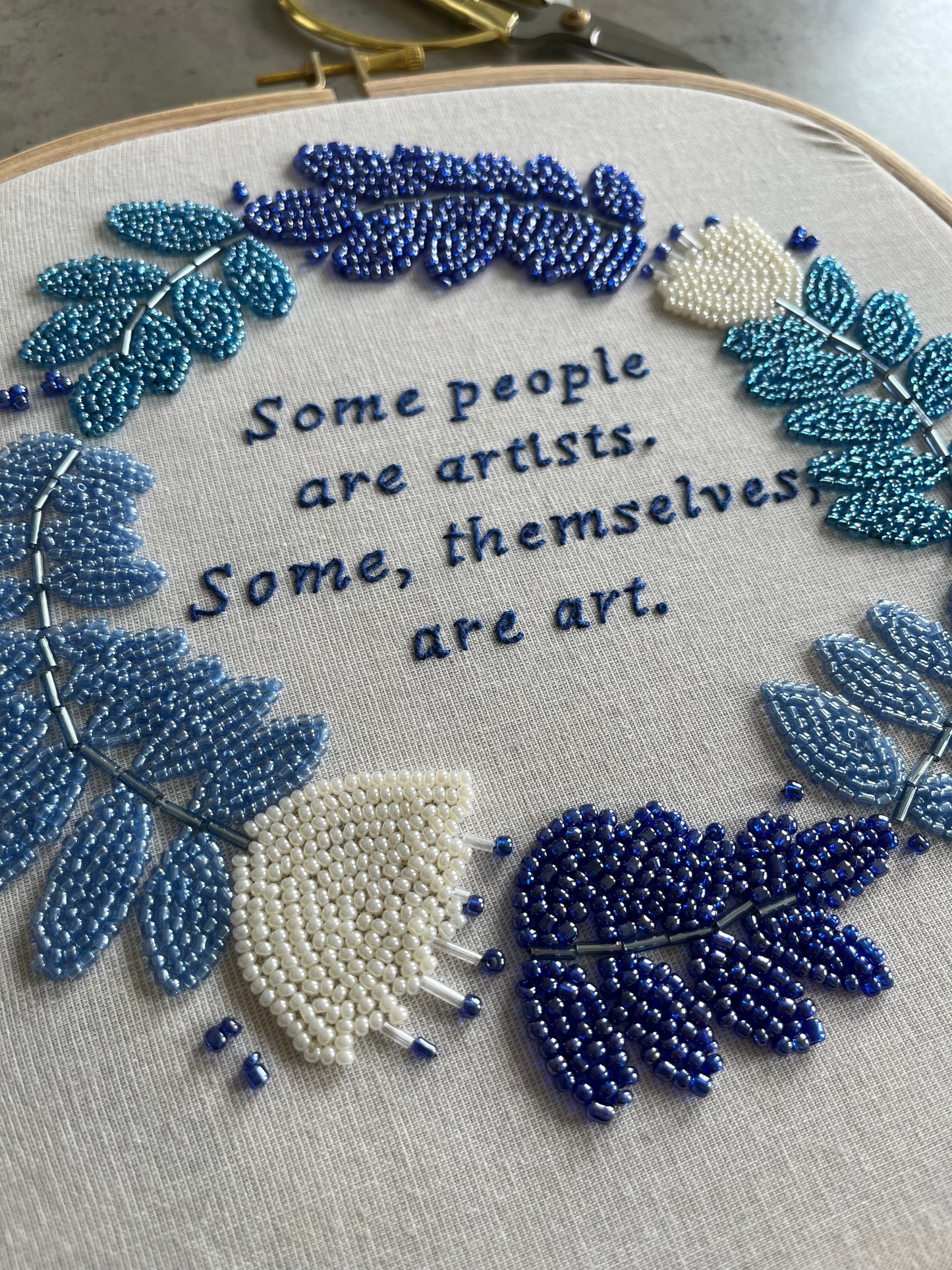 “Some people are artists. Some, themselves are art” 💙