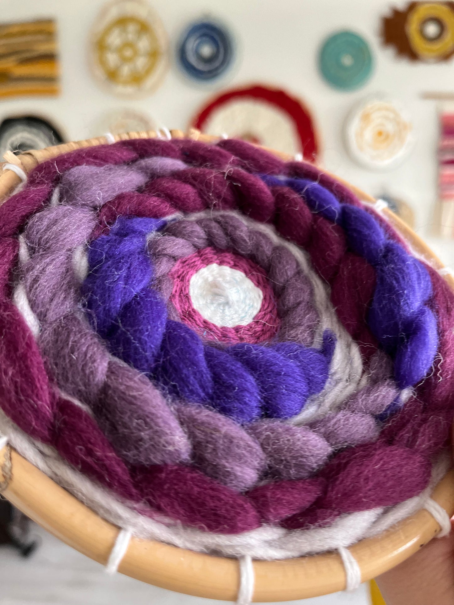 Purple rain weaving