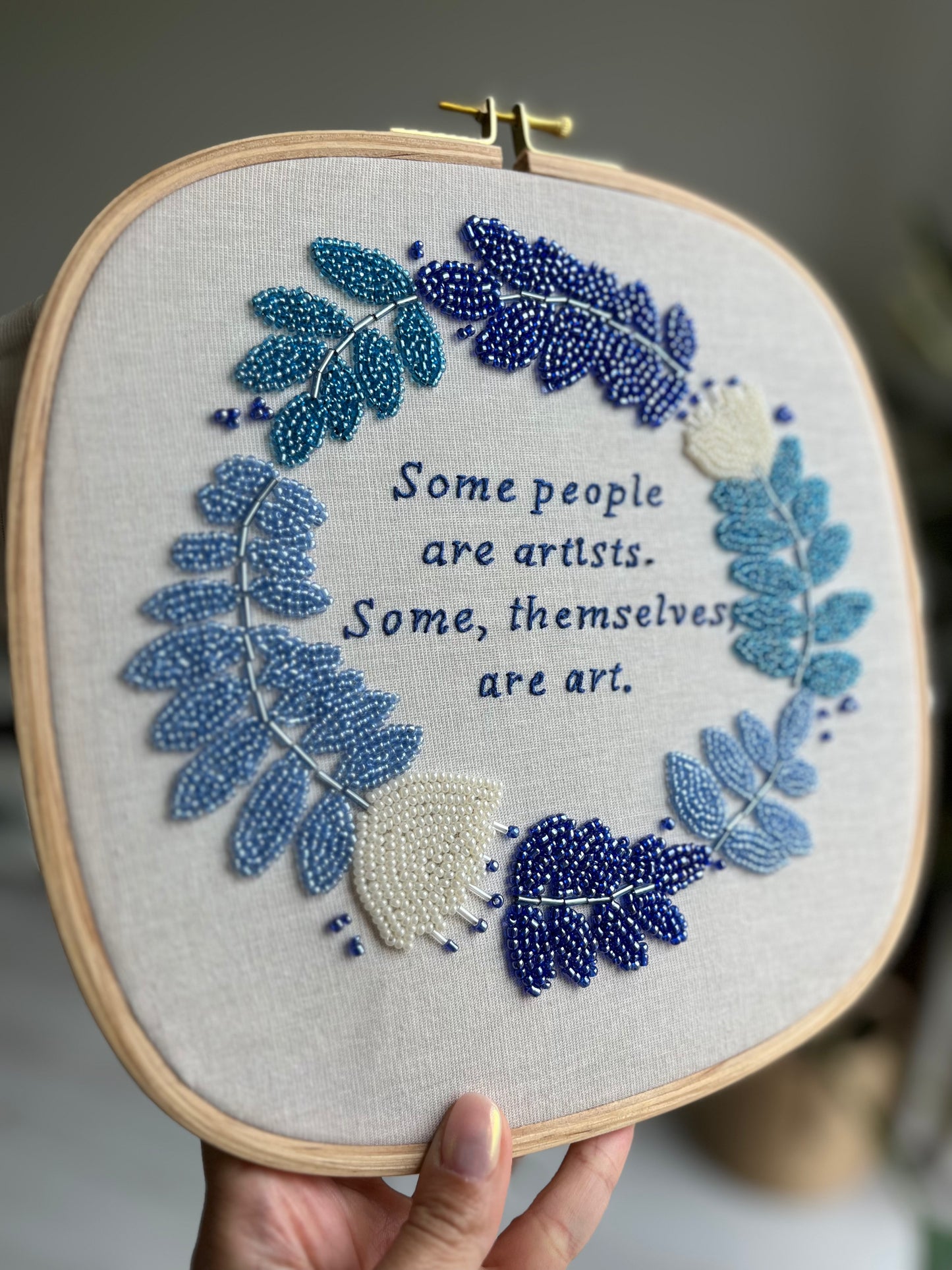 “Some people are artists. Some, themselves are art” 💙