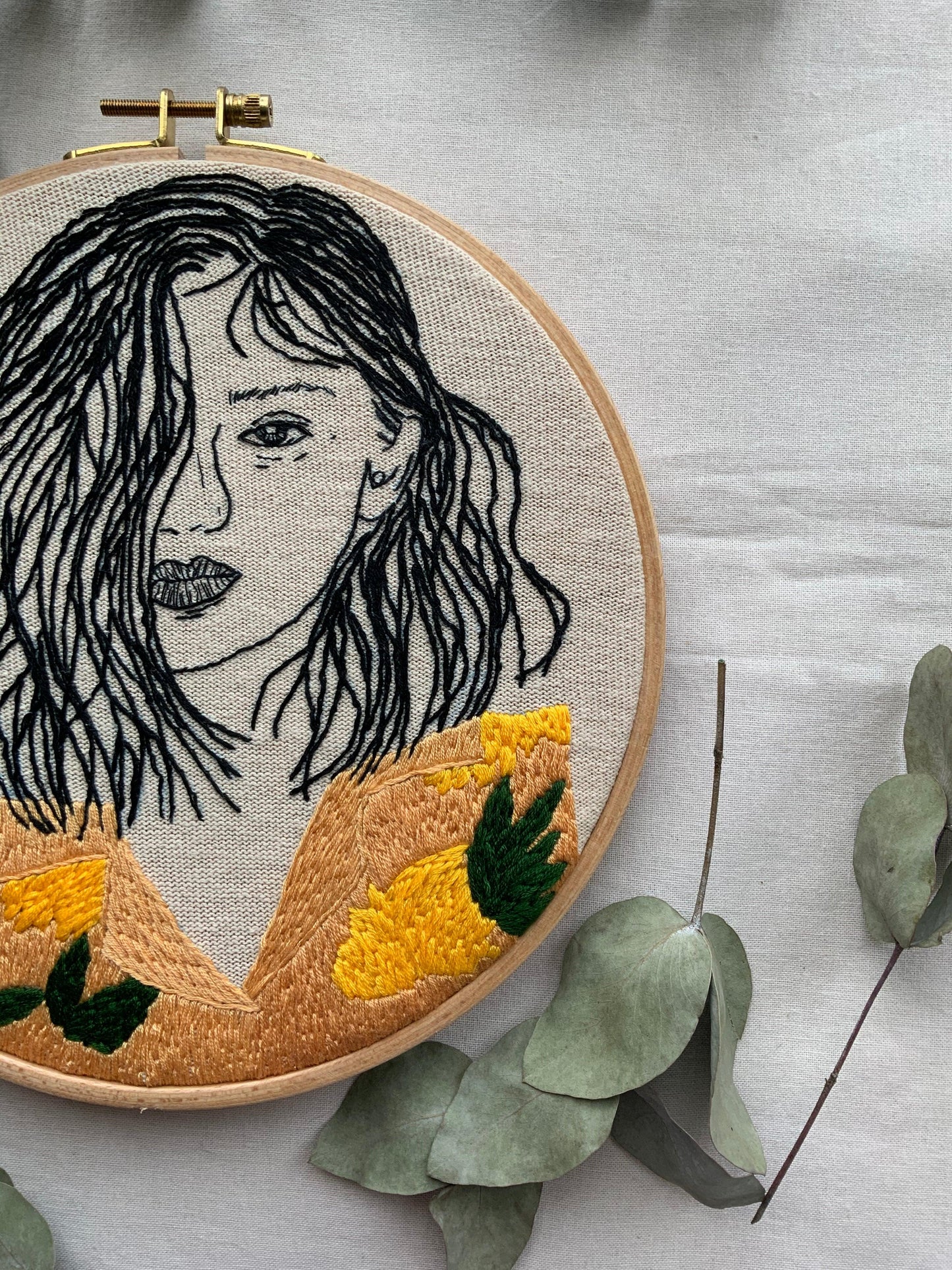 Girl portrait - Indie's Little Crafts