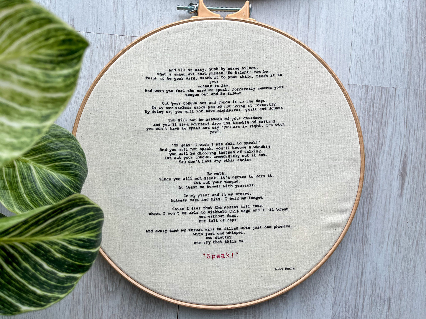 “Be silent” - Indie's Little Crafts