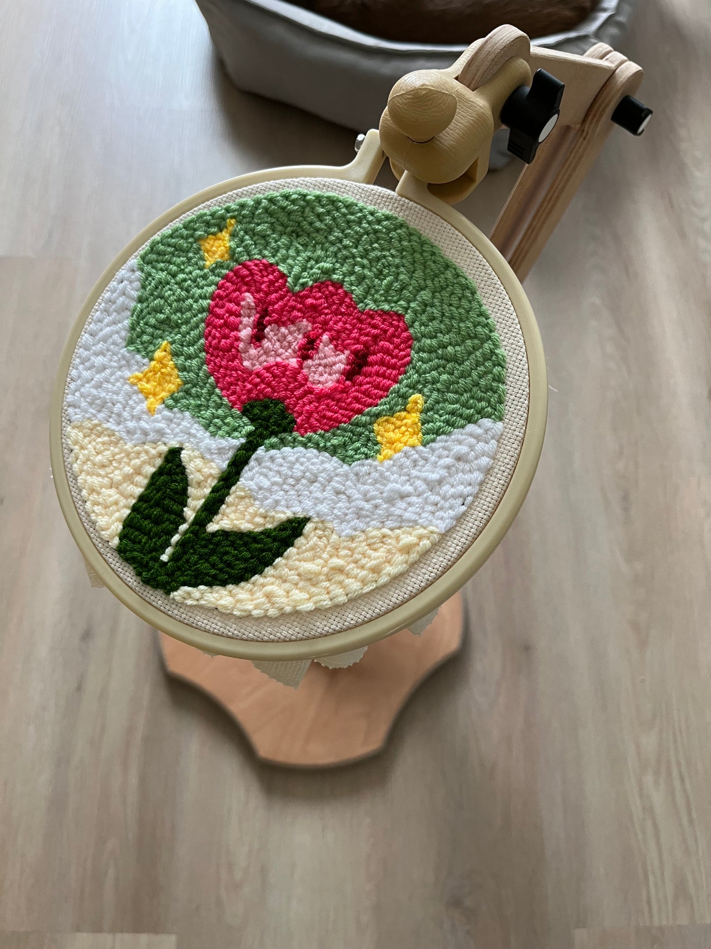 Flower Punch Needle Kit