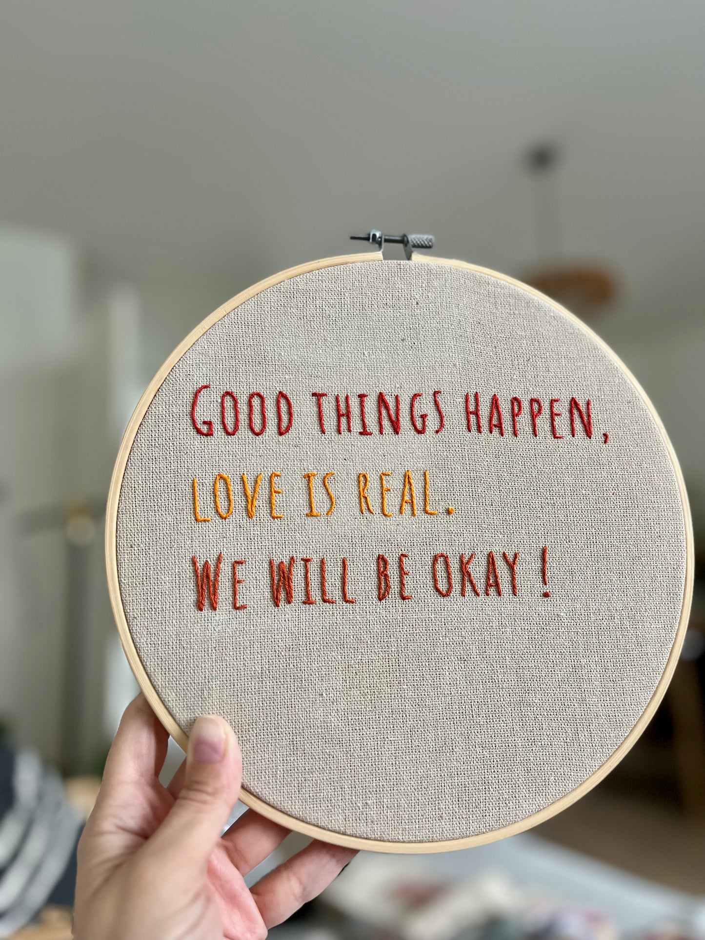 Good things happen, love is real. We will be okay!