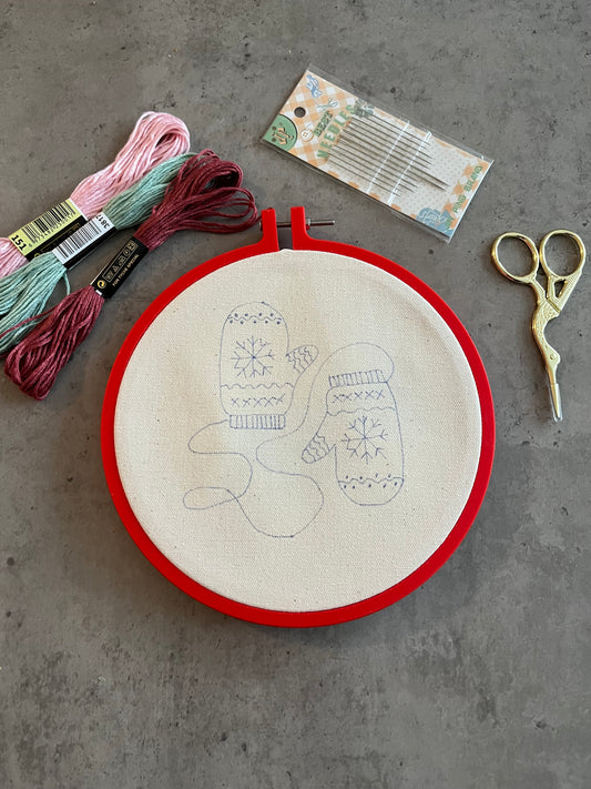 Christmas embroidery kit