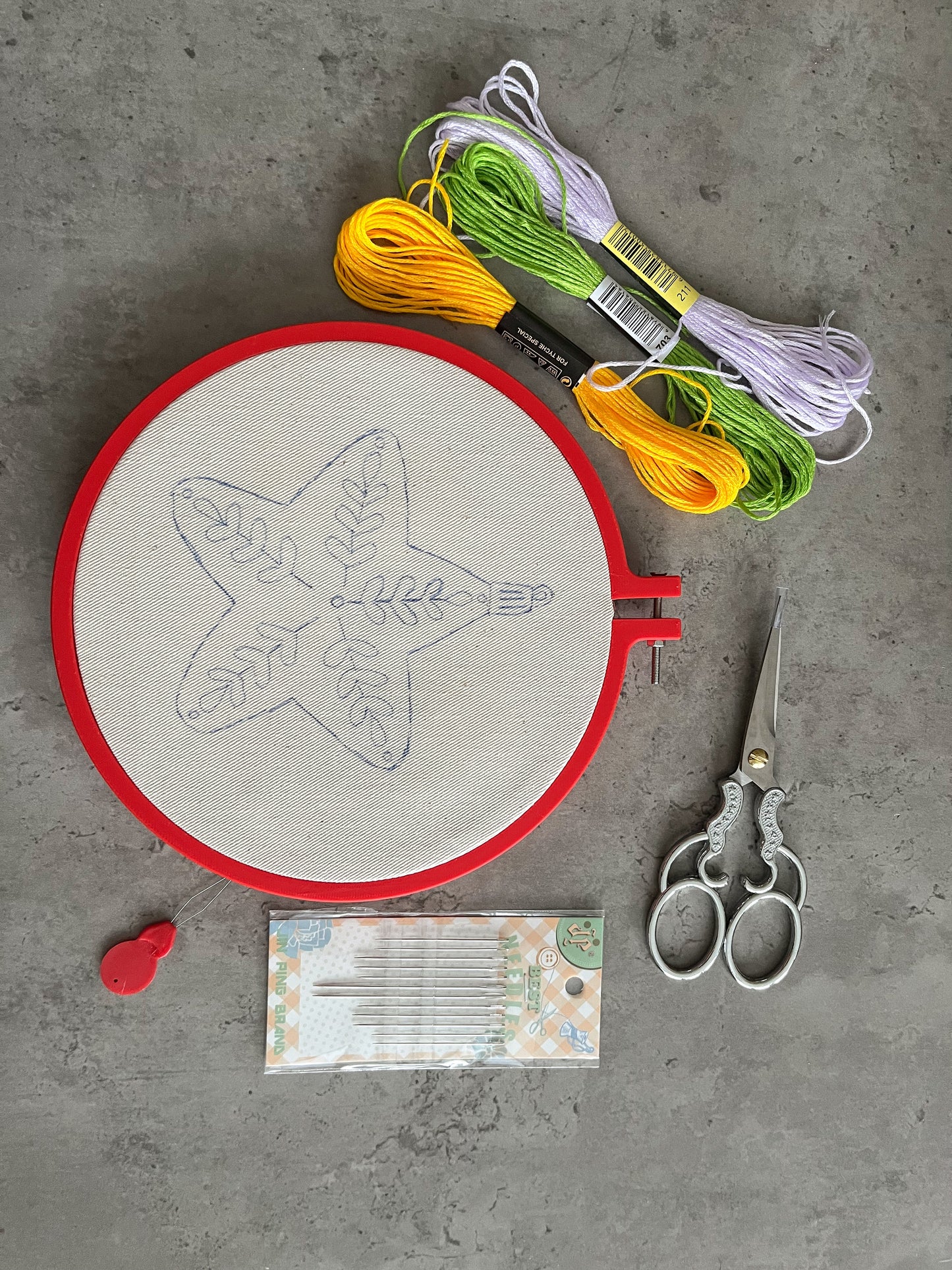 Christmas embroidery kit - Star 🌟