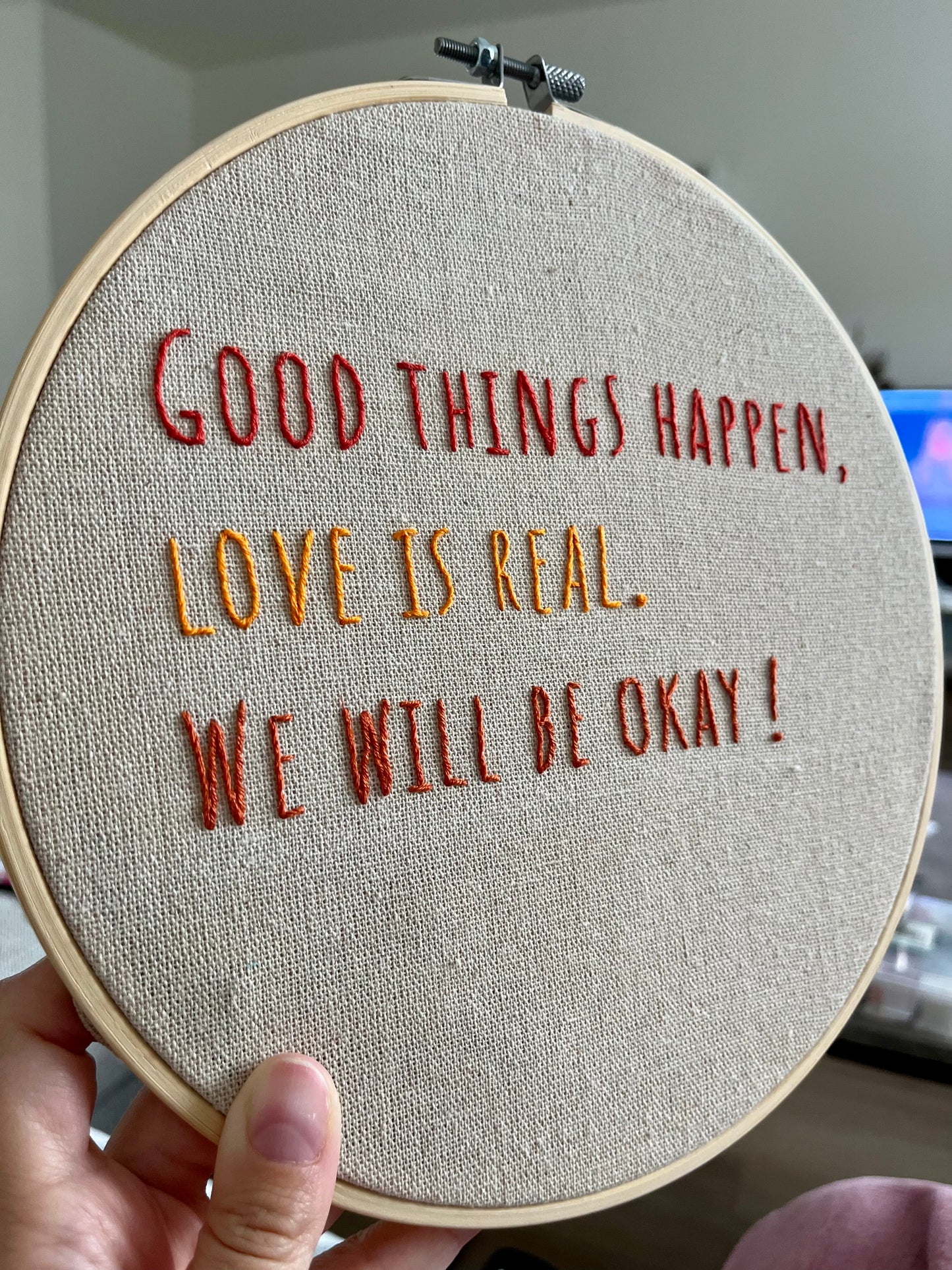 Good things happen, love is real. We will be okay!