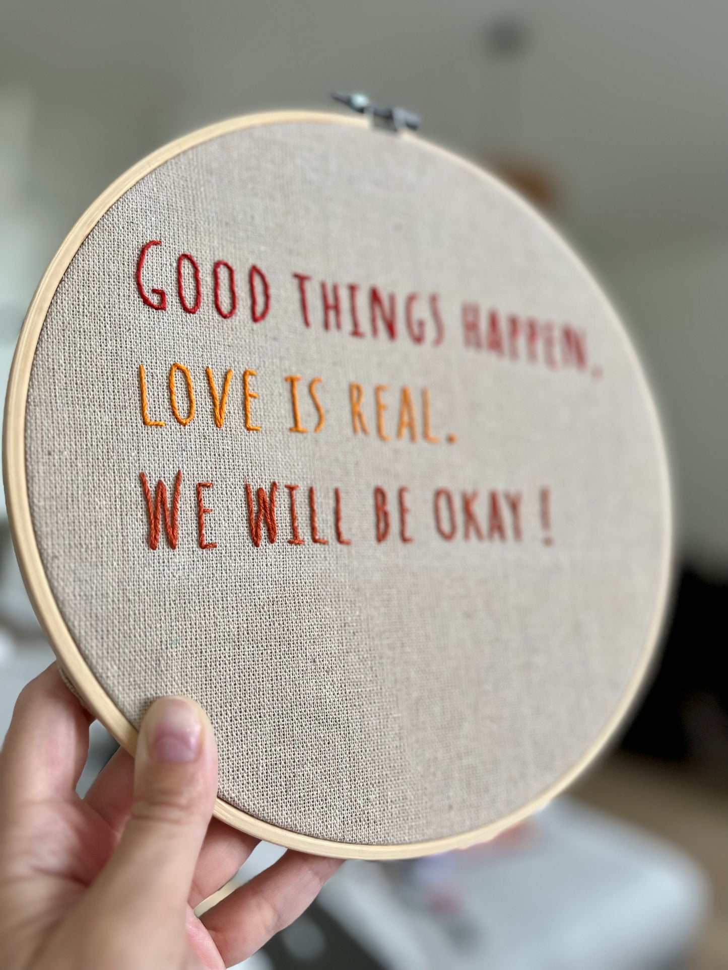 Good things happen, love is real. We will be okay!