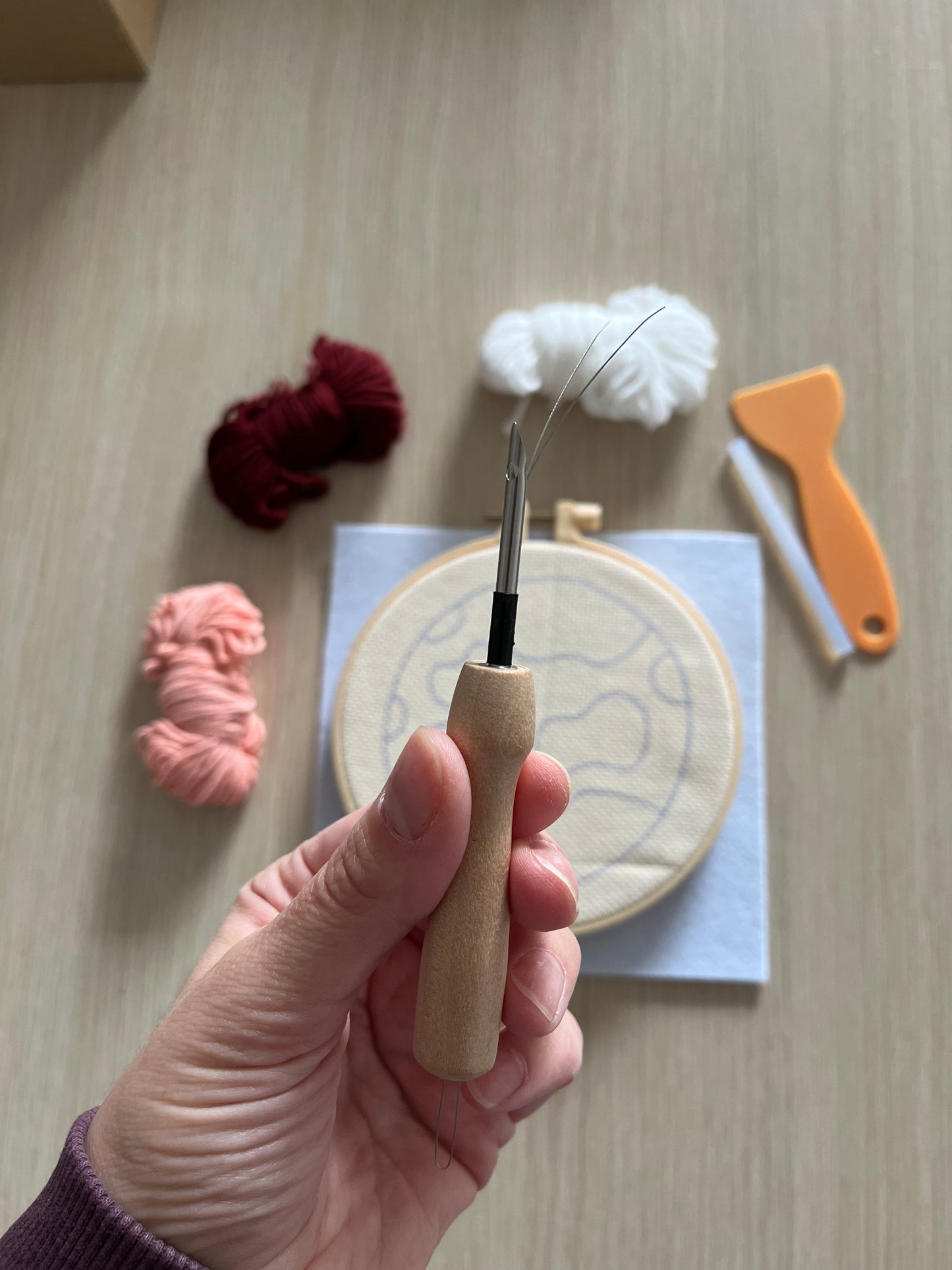 Punch Needle Kit: DIY Craft Kit for Beginners
