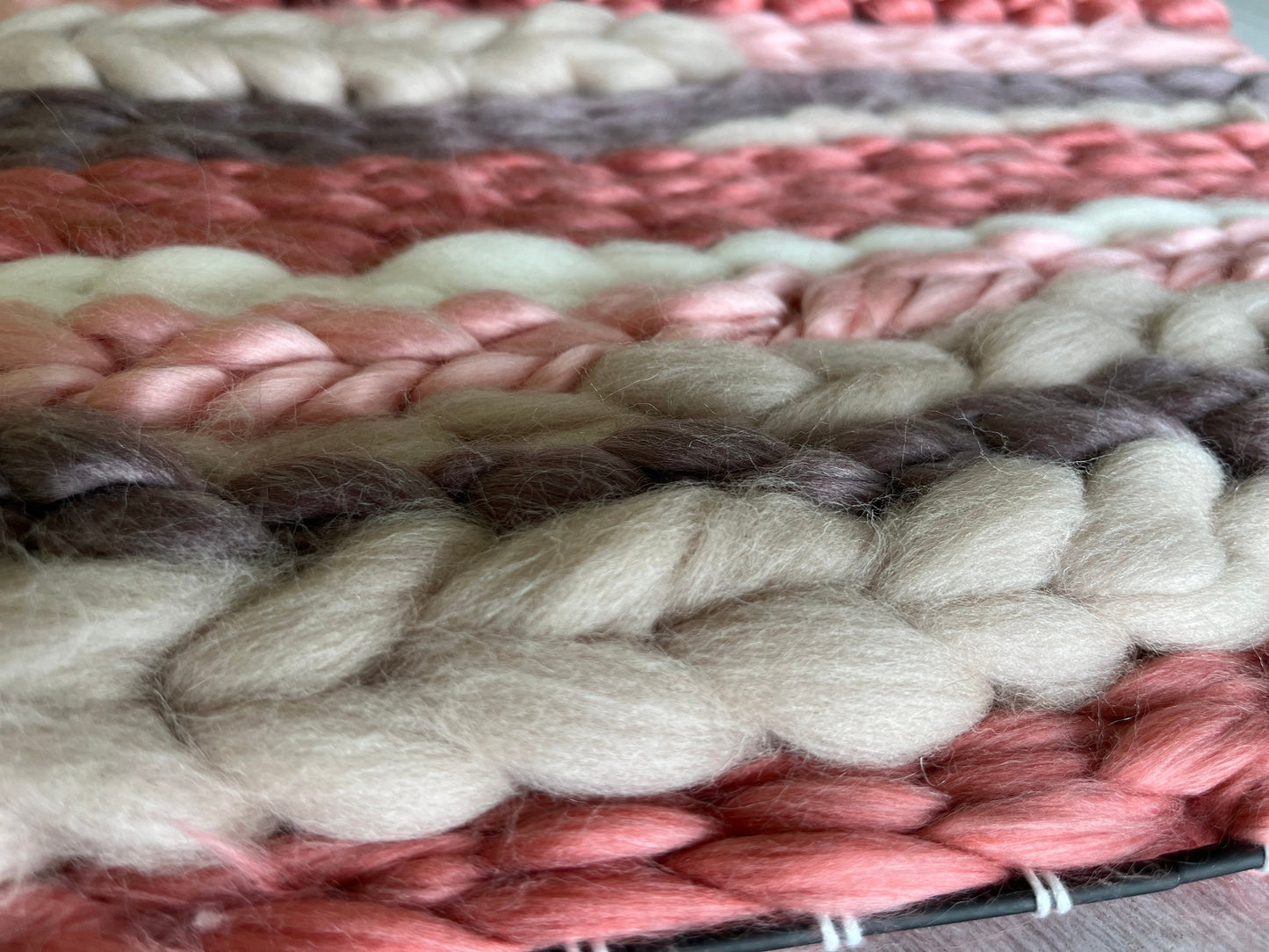 Pink weaving | Handmade weaving | Waving tapestry | Wall decor