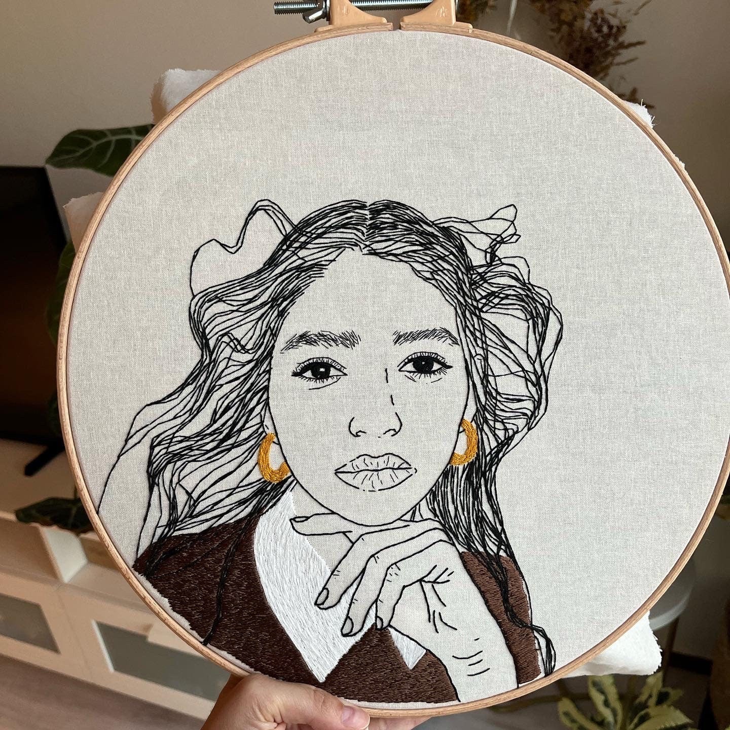 Girl embroidery| Handmade |Hand embroidery|Handstitched