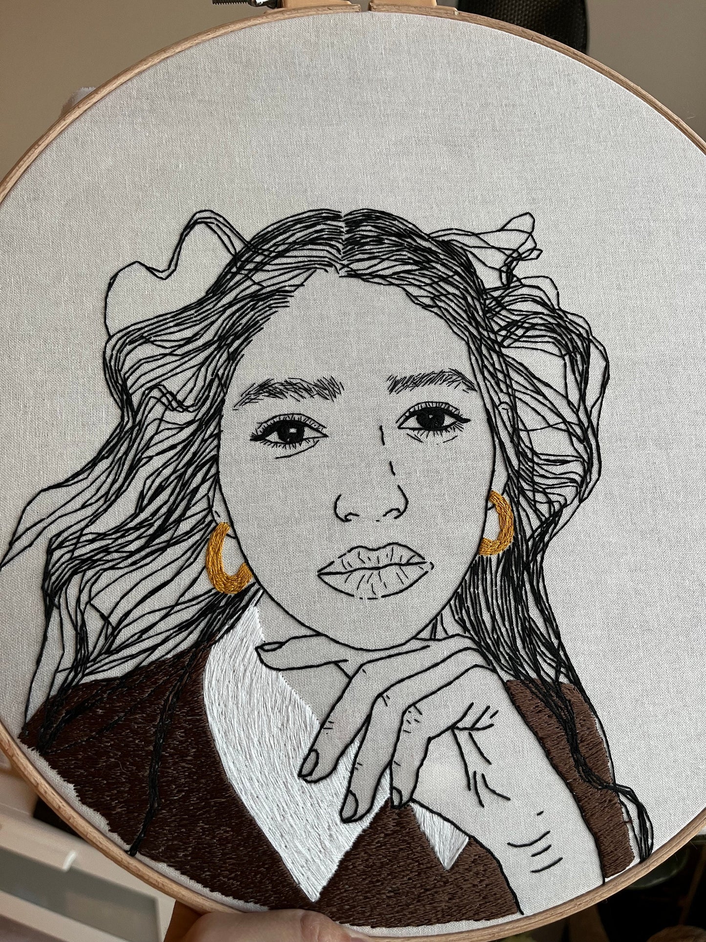 Girl embroidery| Handmade |Hand embroidery|Handstitched