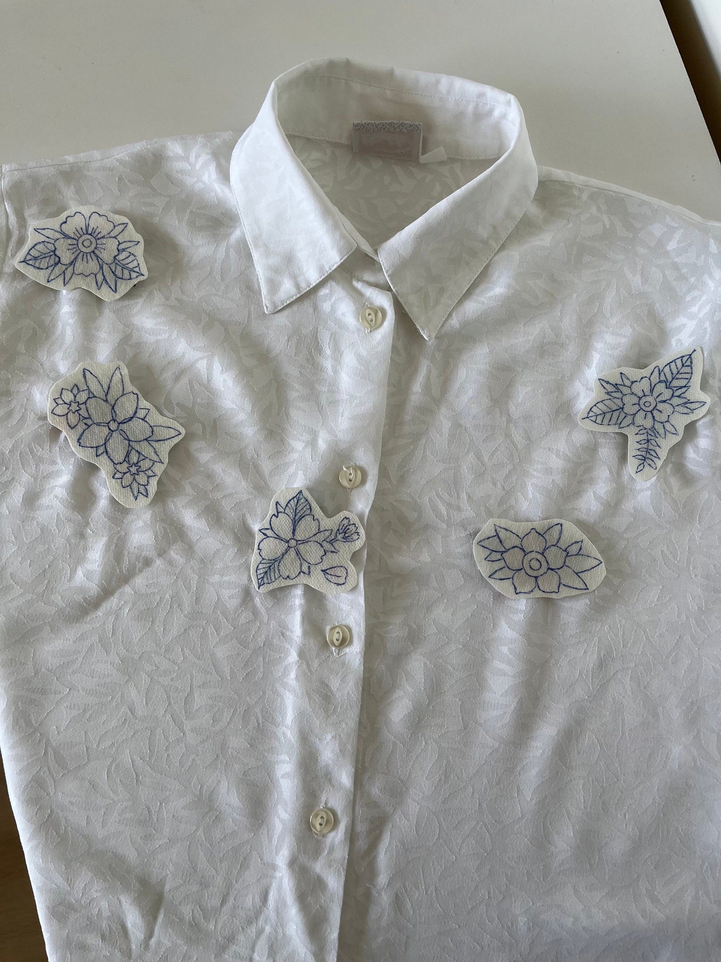 Floral Stick and Stitch stickers | Embroidery stickers |Hand embroidery stickers | Water soluble stickers