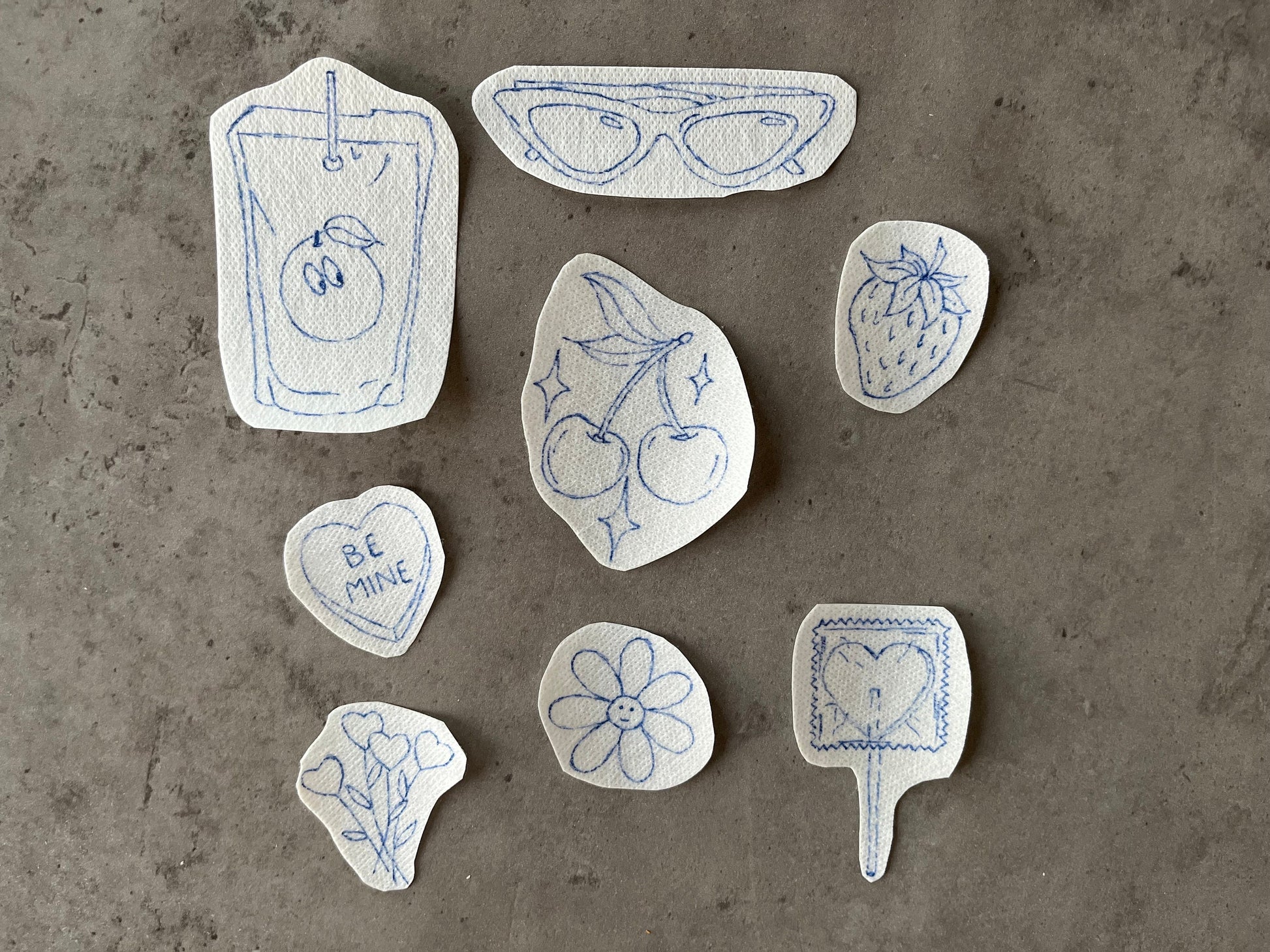 DIY embroidery stickers, stick and stitch stickers, embroidery stickers, embroidery design, embroidery pattern