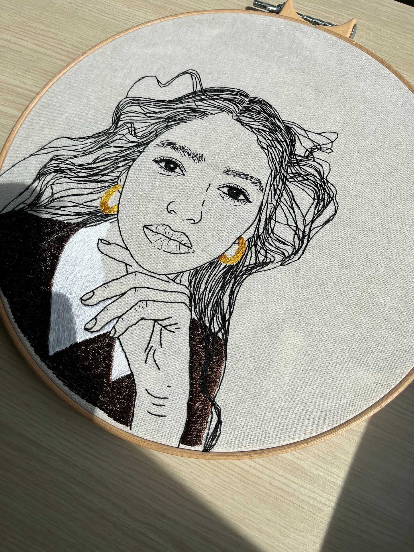 Girl embroidery| Handmade |Hand embroidery|Handstitched