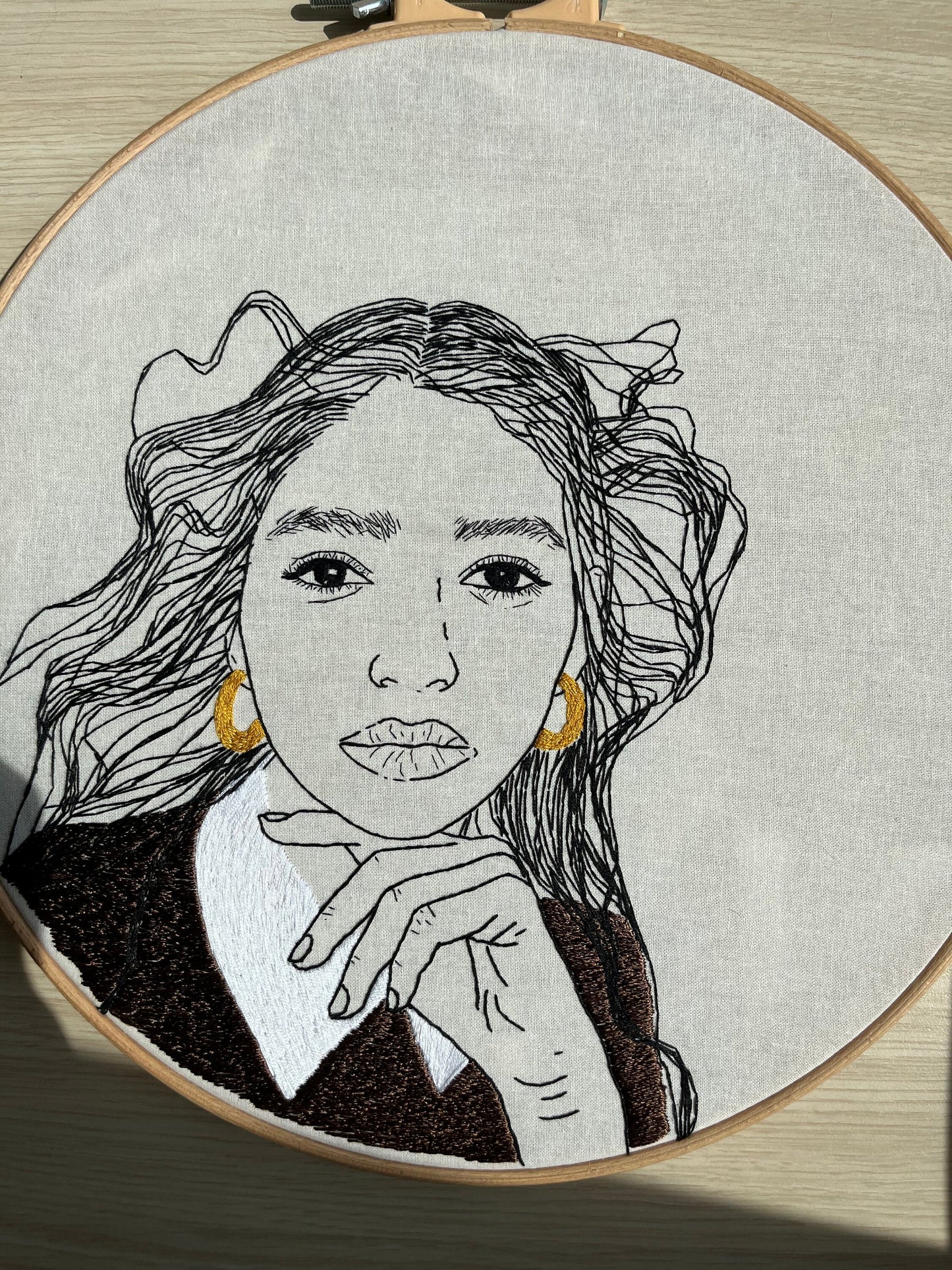 Girl embroidery| Handmade |Hand embroidery|Handstitched