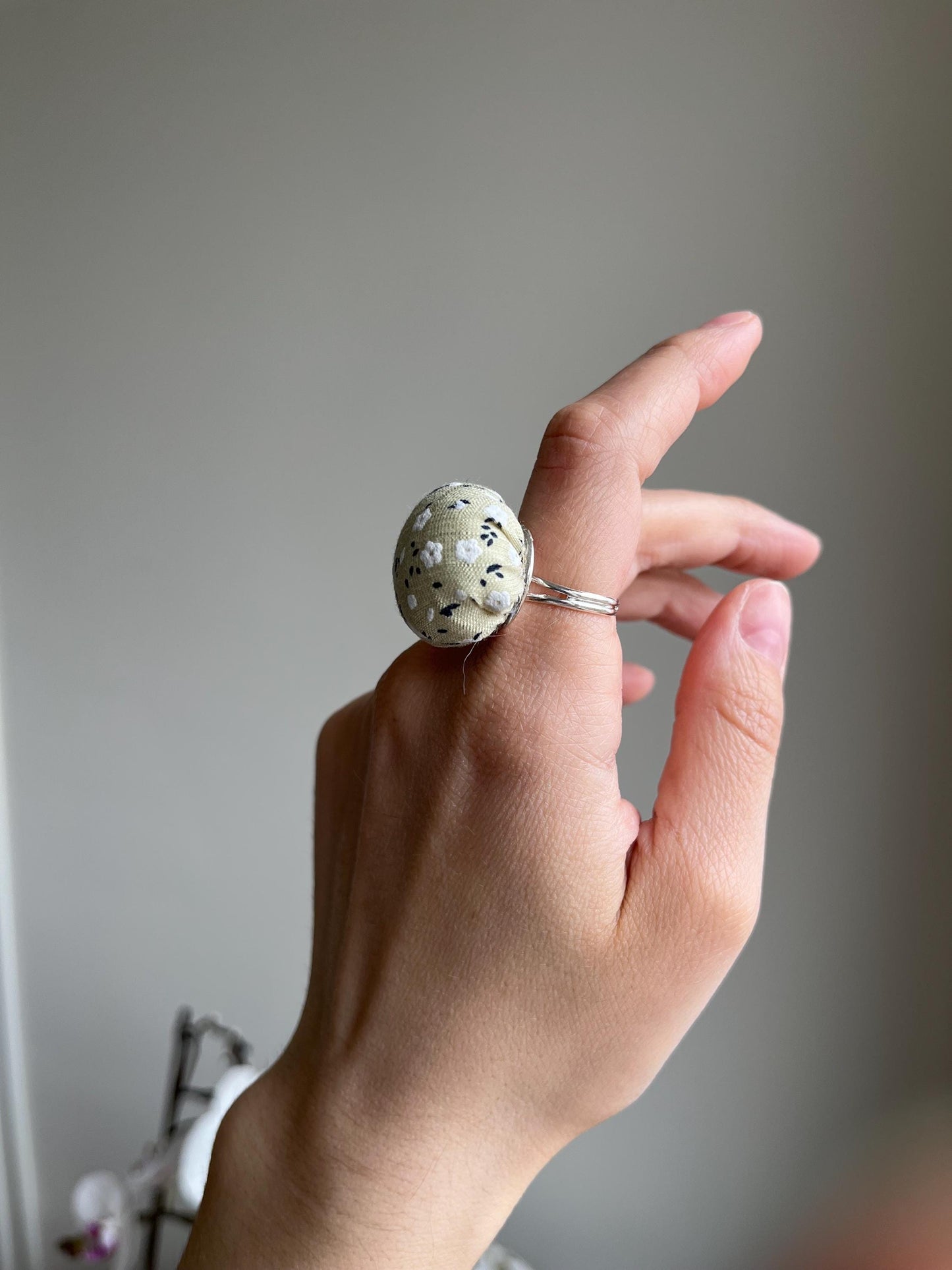 Pin cushion ring | Pun minder | Embroidery pin cushion | Sewing tools