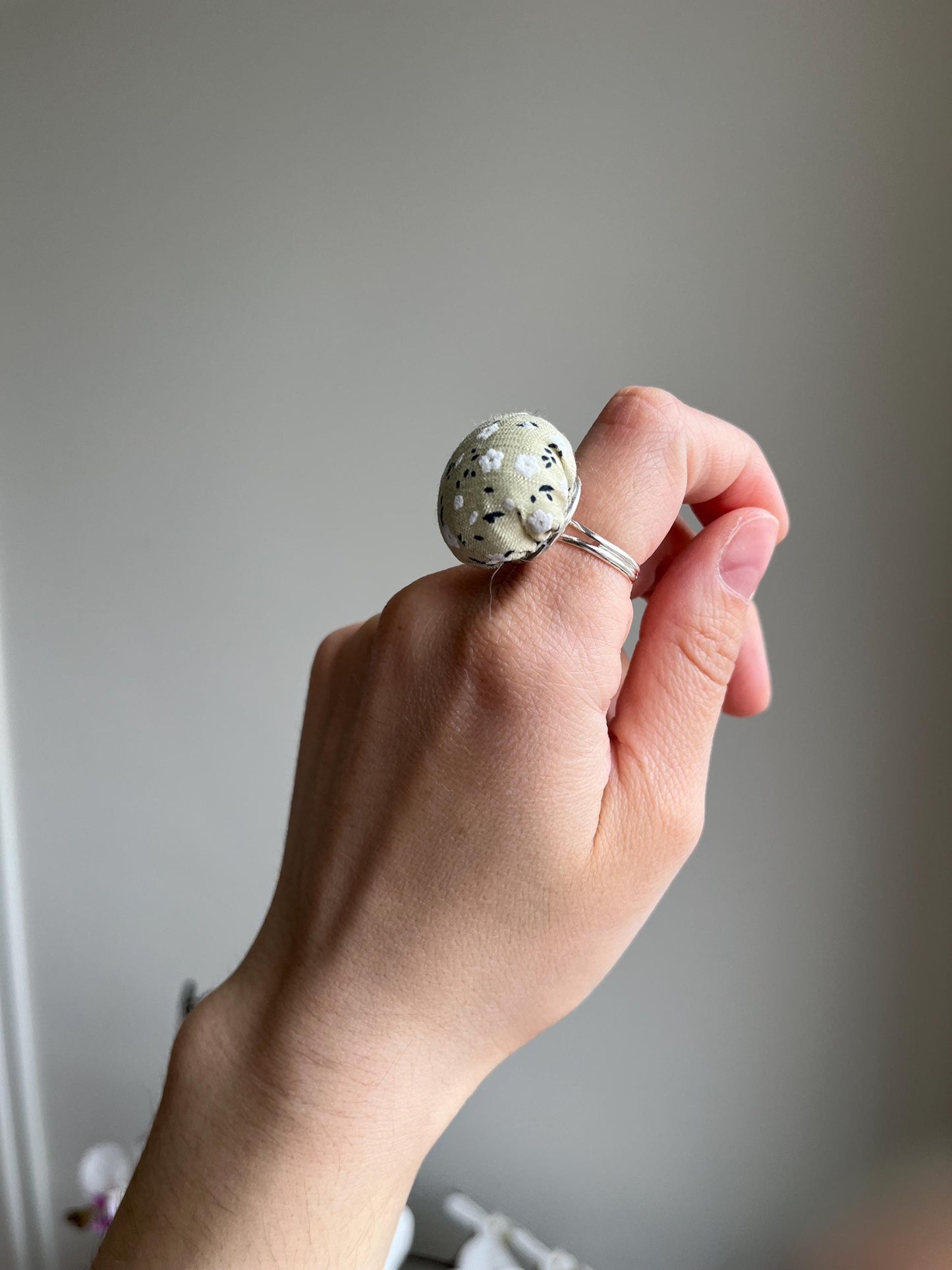 Pin cushion ring | Pun minder | Embroidery pin cushion | Sewing tools