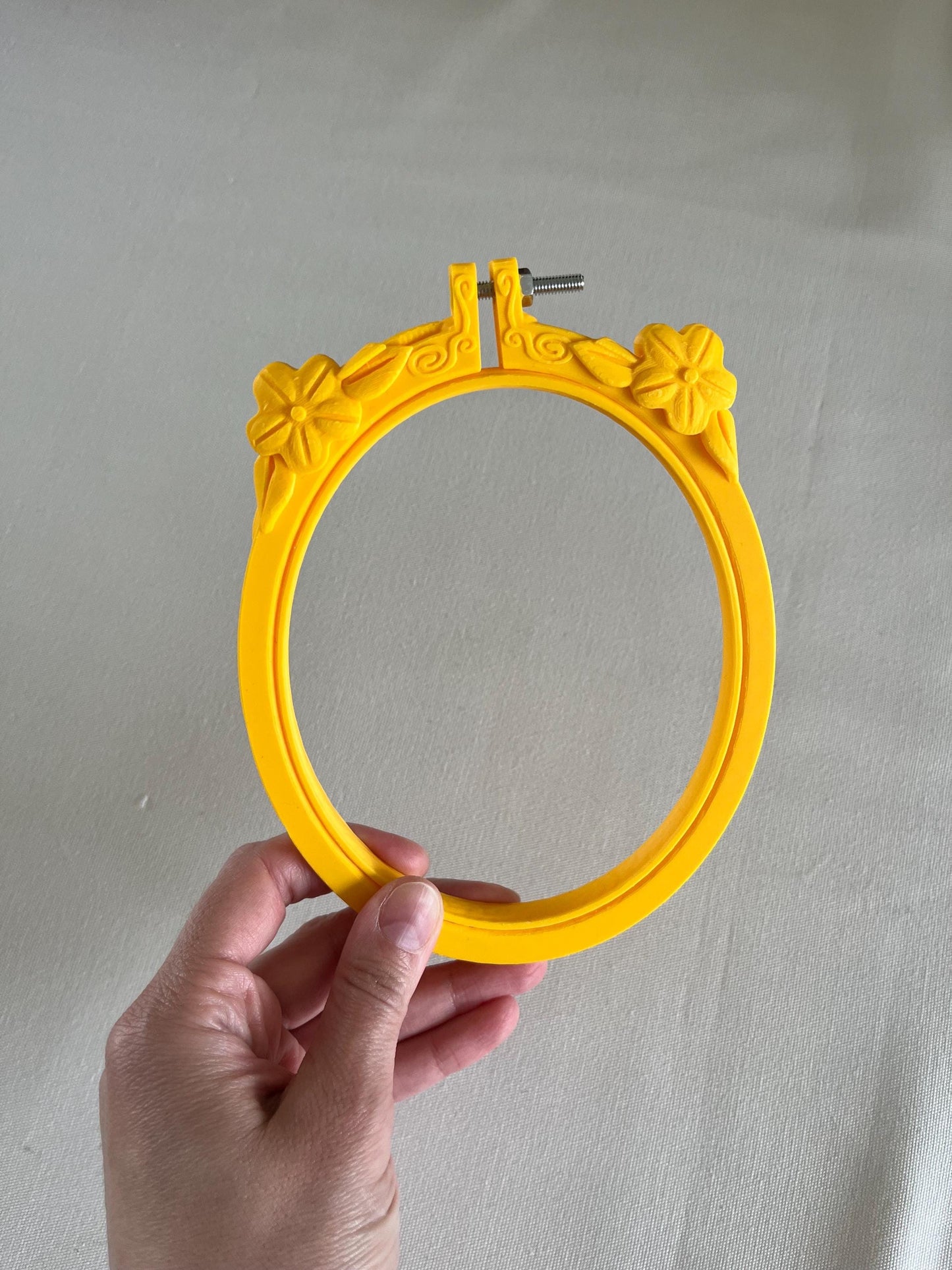 Flower Embroidery Hoop| Embroidery Frame| 3D printed embroidery hoop| Cross stitch hoop | Embroidery hoop